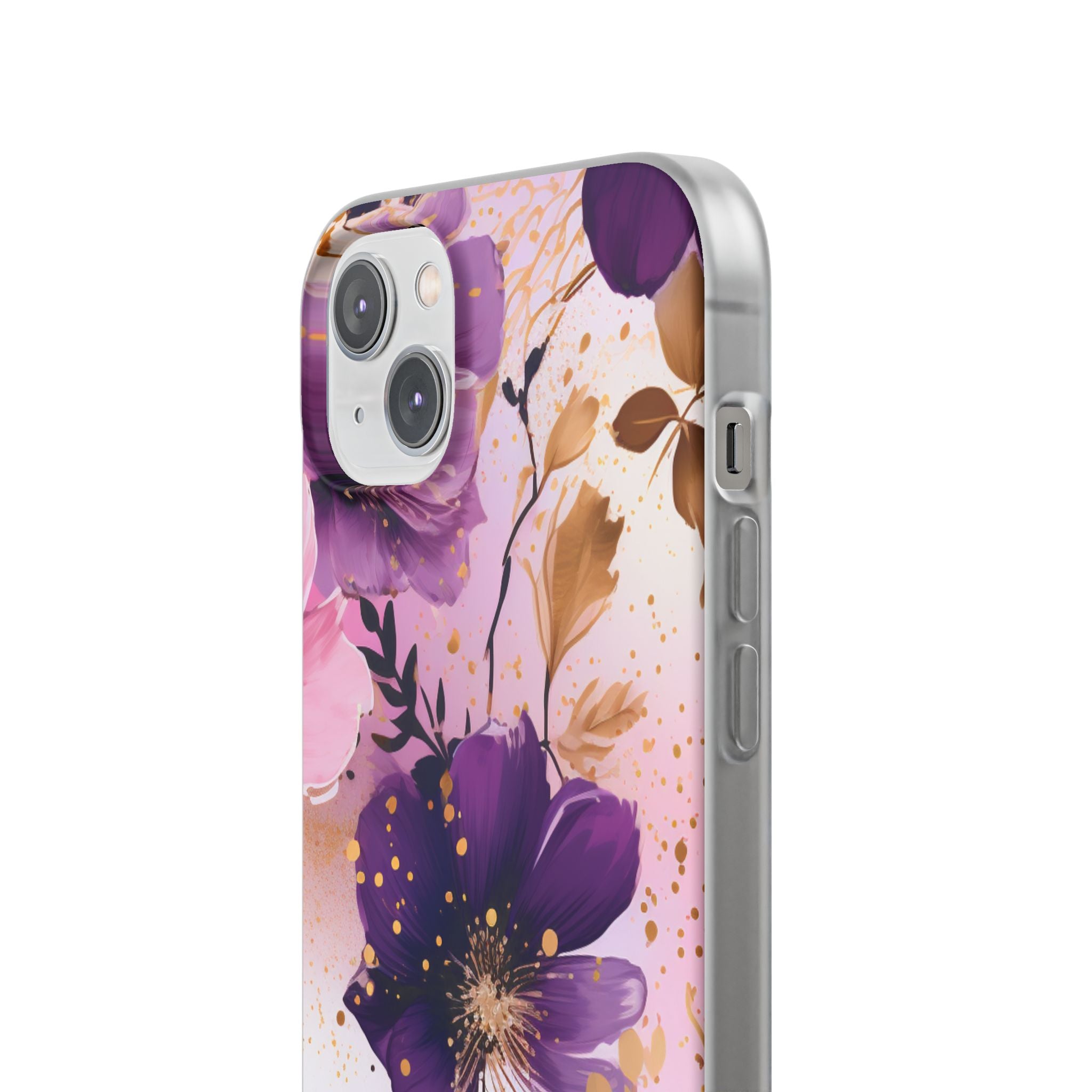 Gilded Violet Bloom · Soft Handyhülle für iPhone
