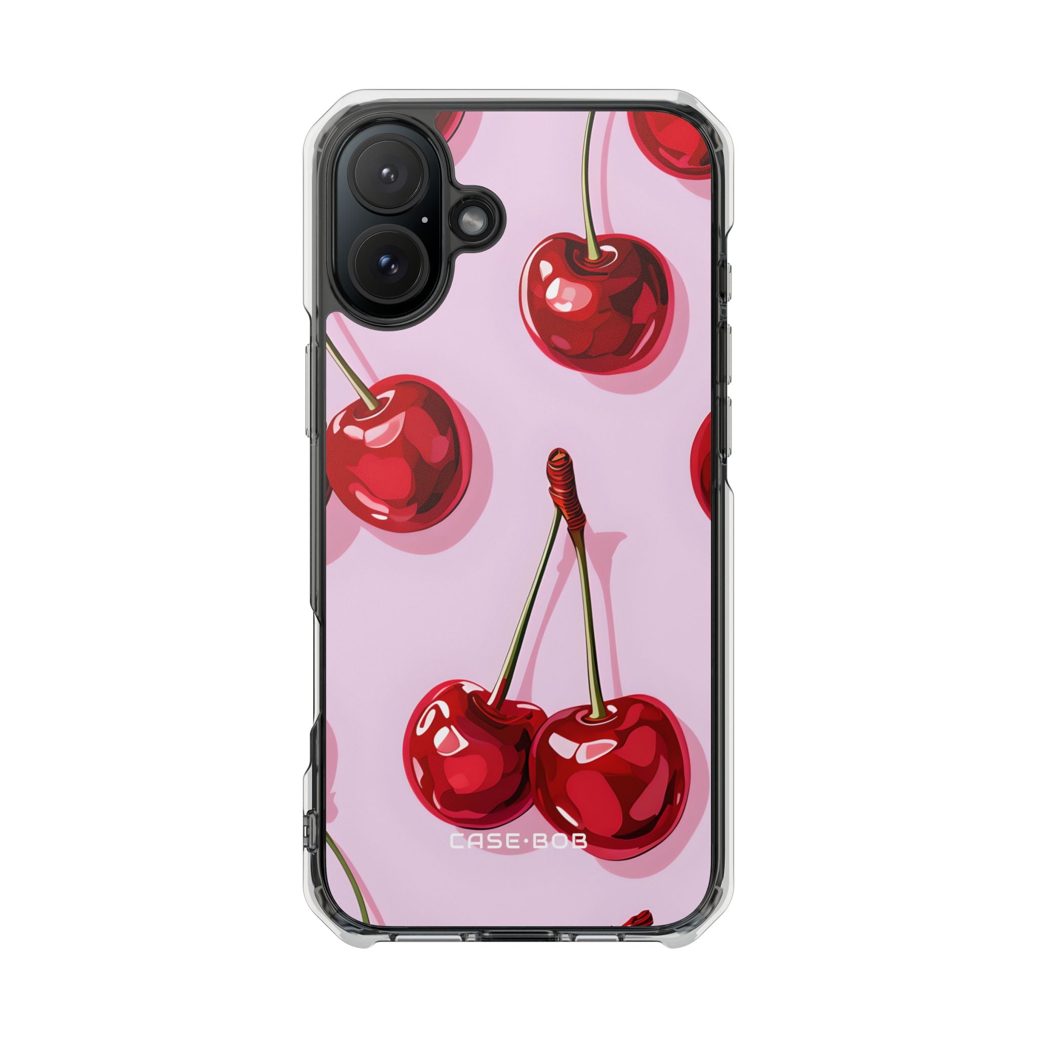 Glossy Cherry Burst iPhone 16 Case - Impact - CASE•BOB