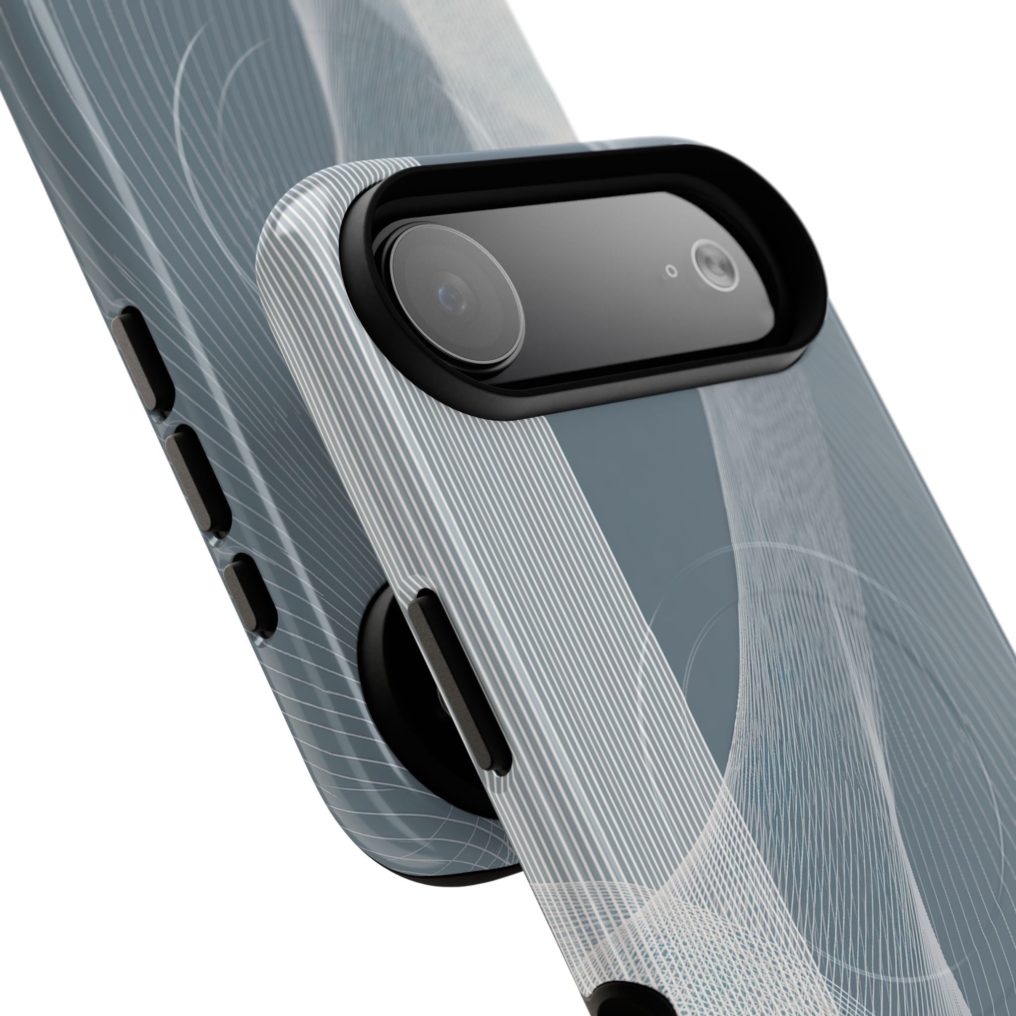 Grey Tough 2.0 Magsafe Phone Case for iPhone - Slate Mesh Horizon