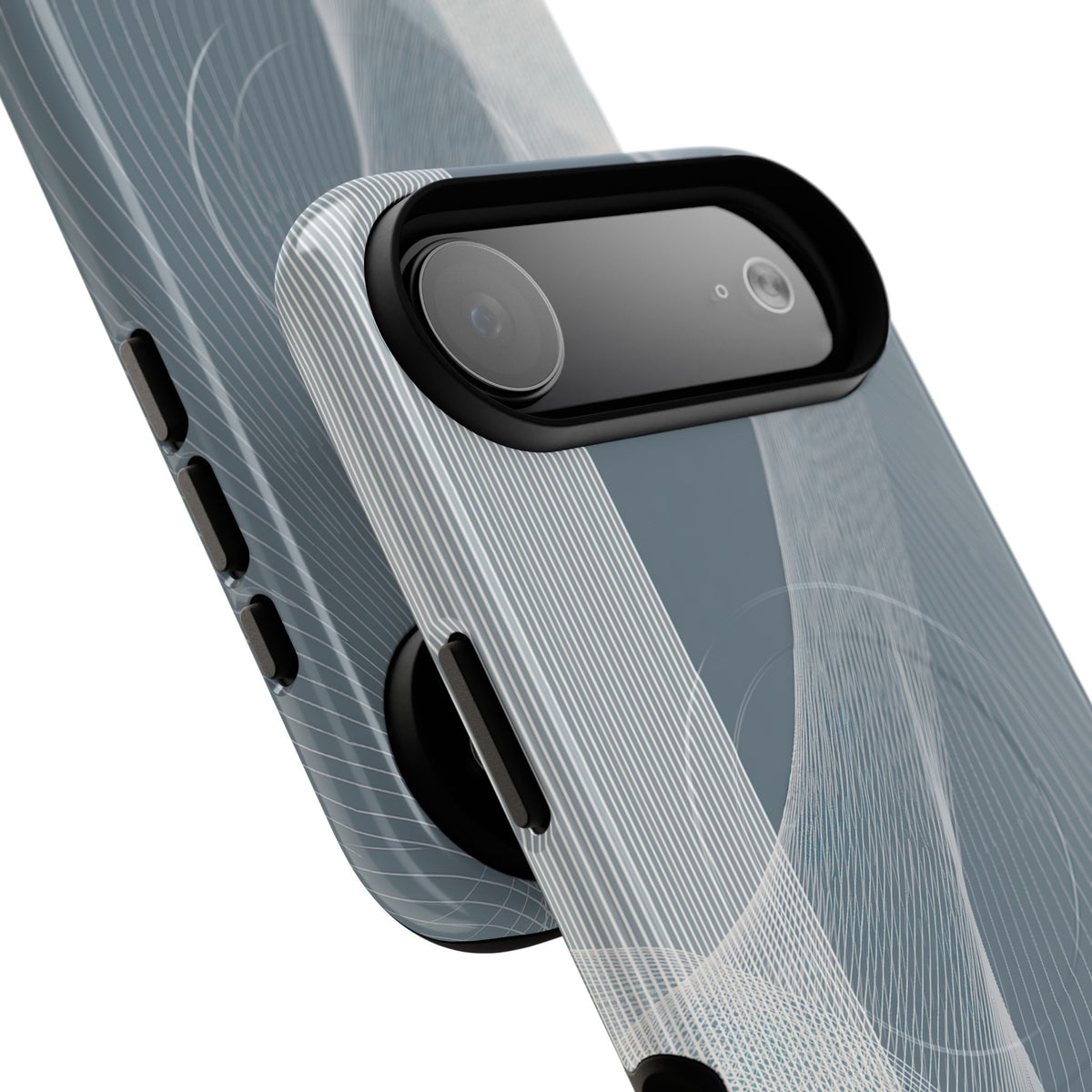 Kinetic Horizon · Tough 2.0 Magnetic Phone Case for iPhone · Grey