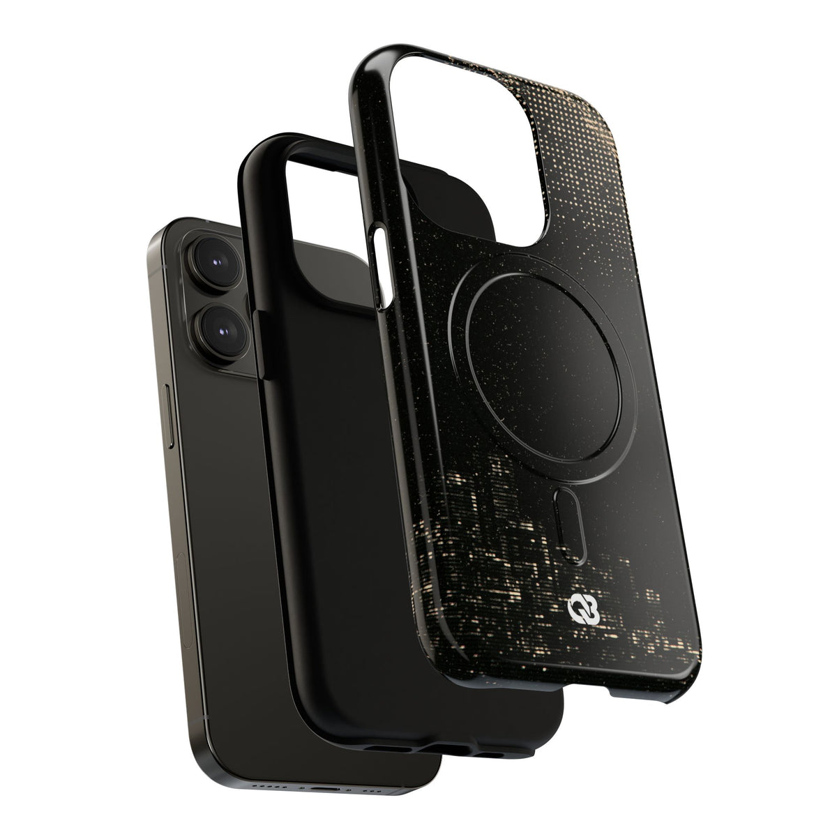 Lunar Metropolis Nocturne · Tough 2.0 Magnetic Phone Case for iPhone · Black