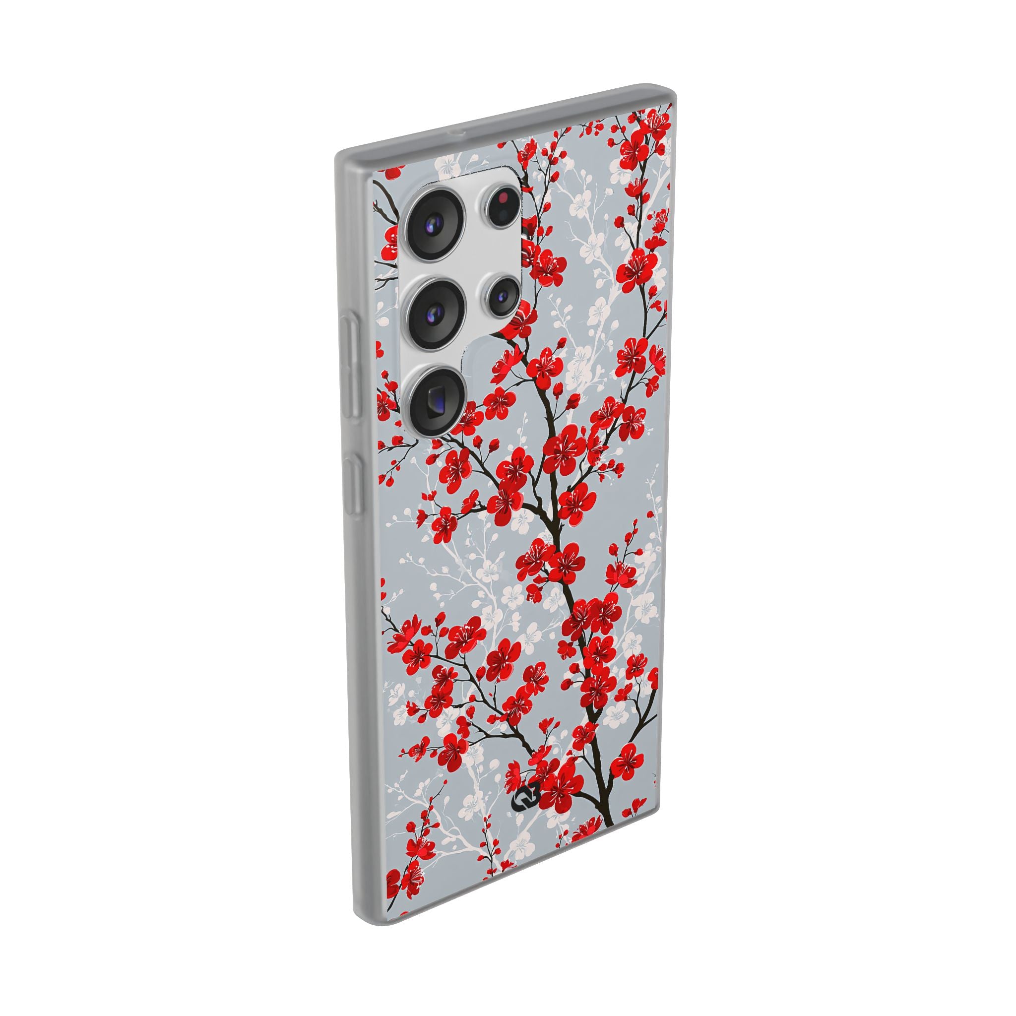 Grey Lite Phone Case for Samsung - Crimson Sakura Slate