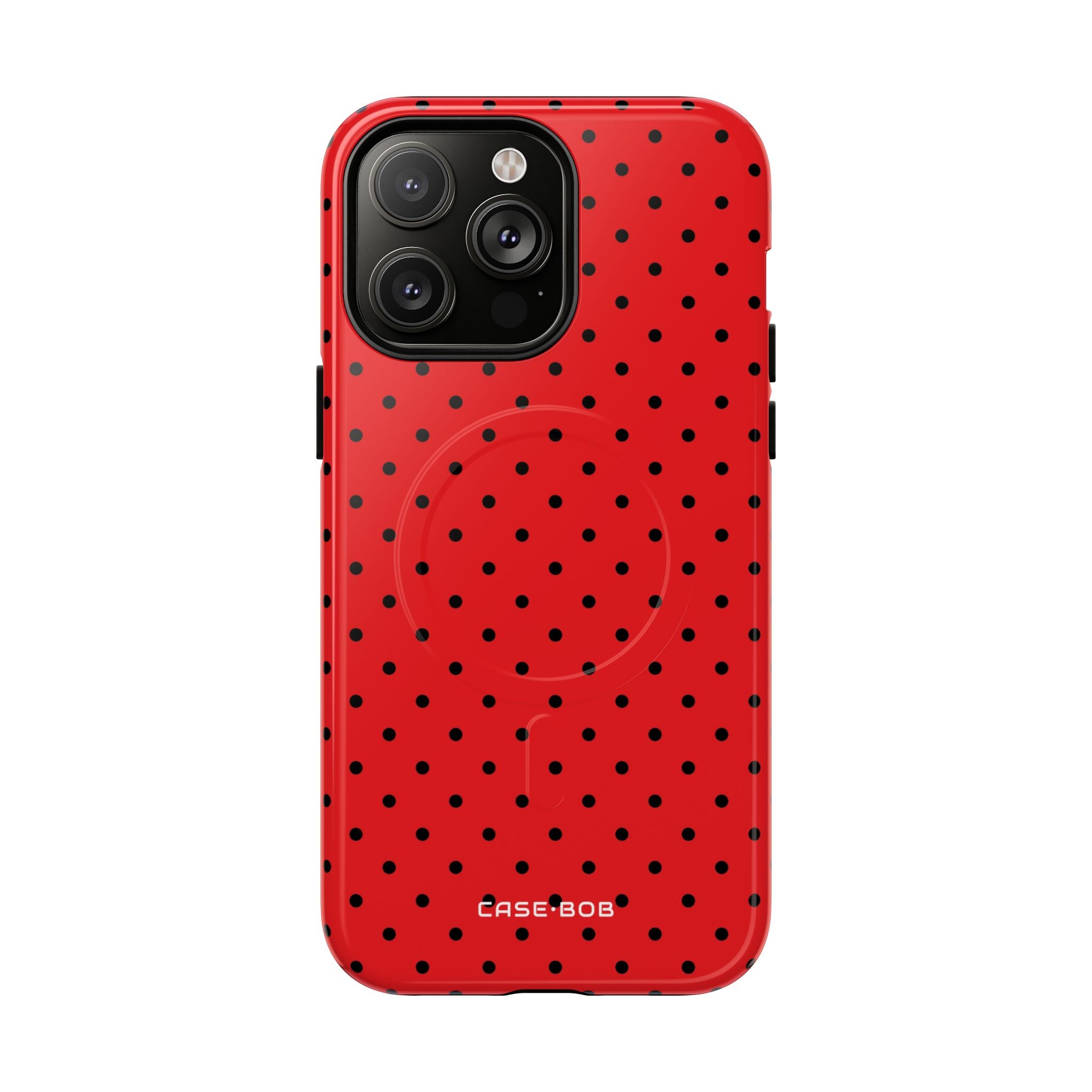 Crimson Dot Matrix iPhone 14 Pro Max Case - Tough+