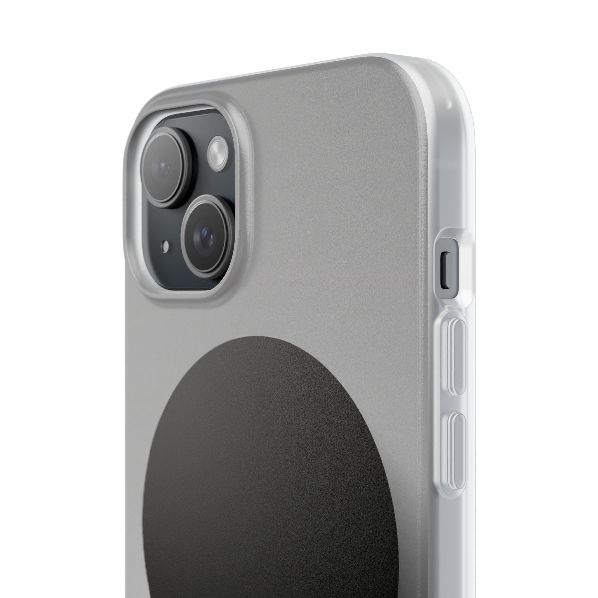 Grey Lite Phone Case for iPhone - Matte Onyx Sphere