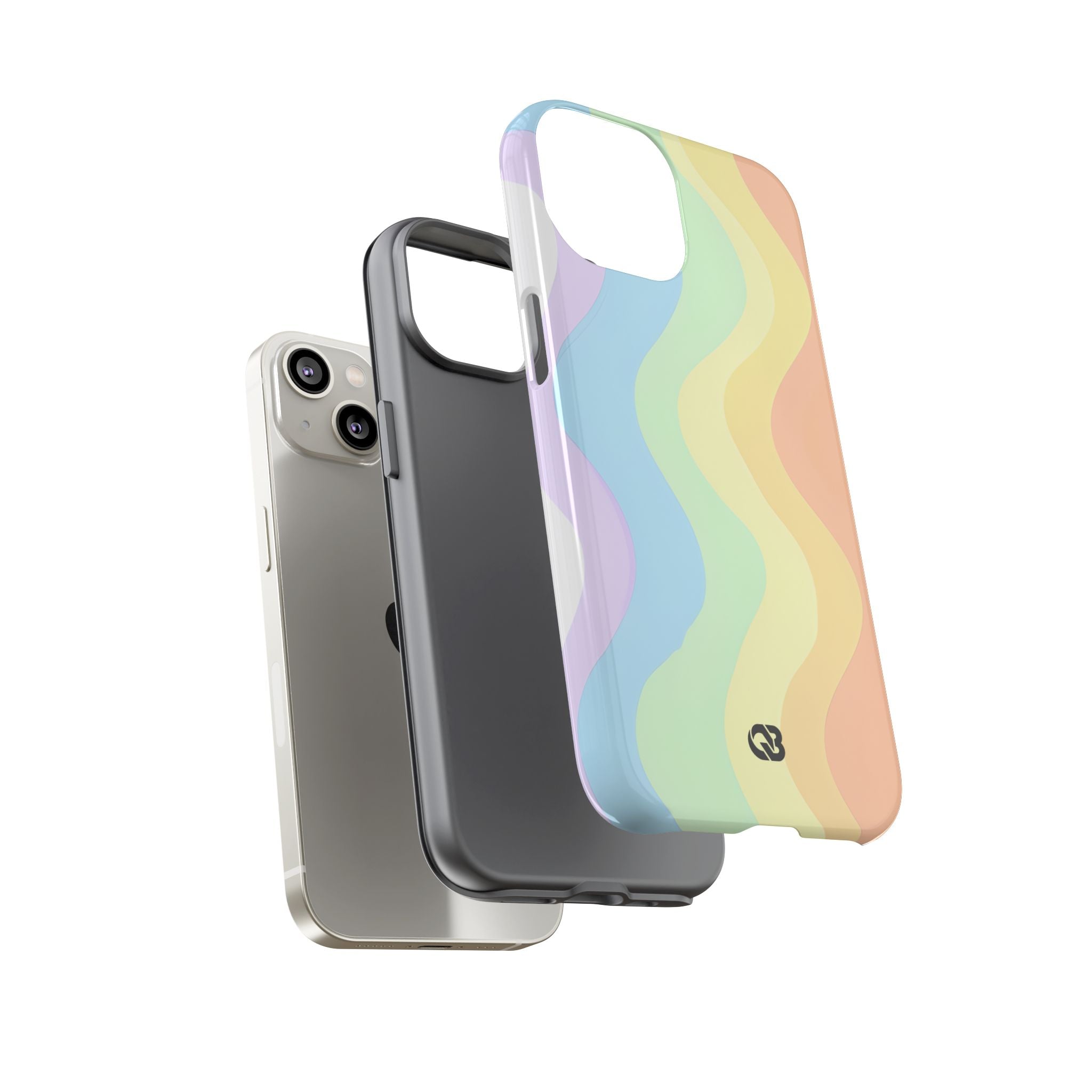 Pastel Ripple Flow · Tough Case na iPhone