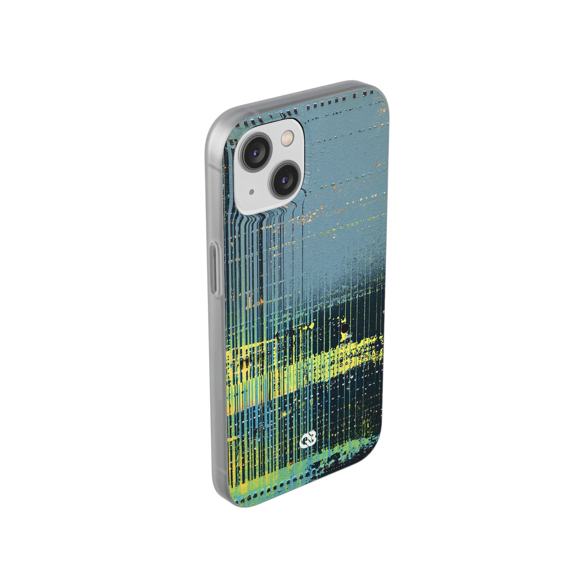 Acid Raster Circuit · Lite Phone Case for iPhone · Teal