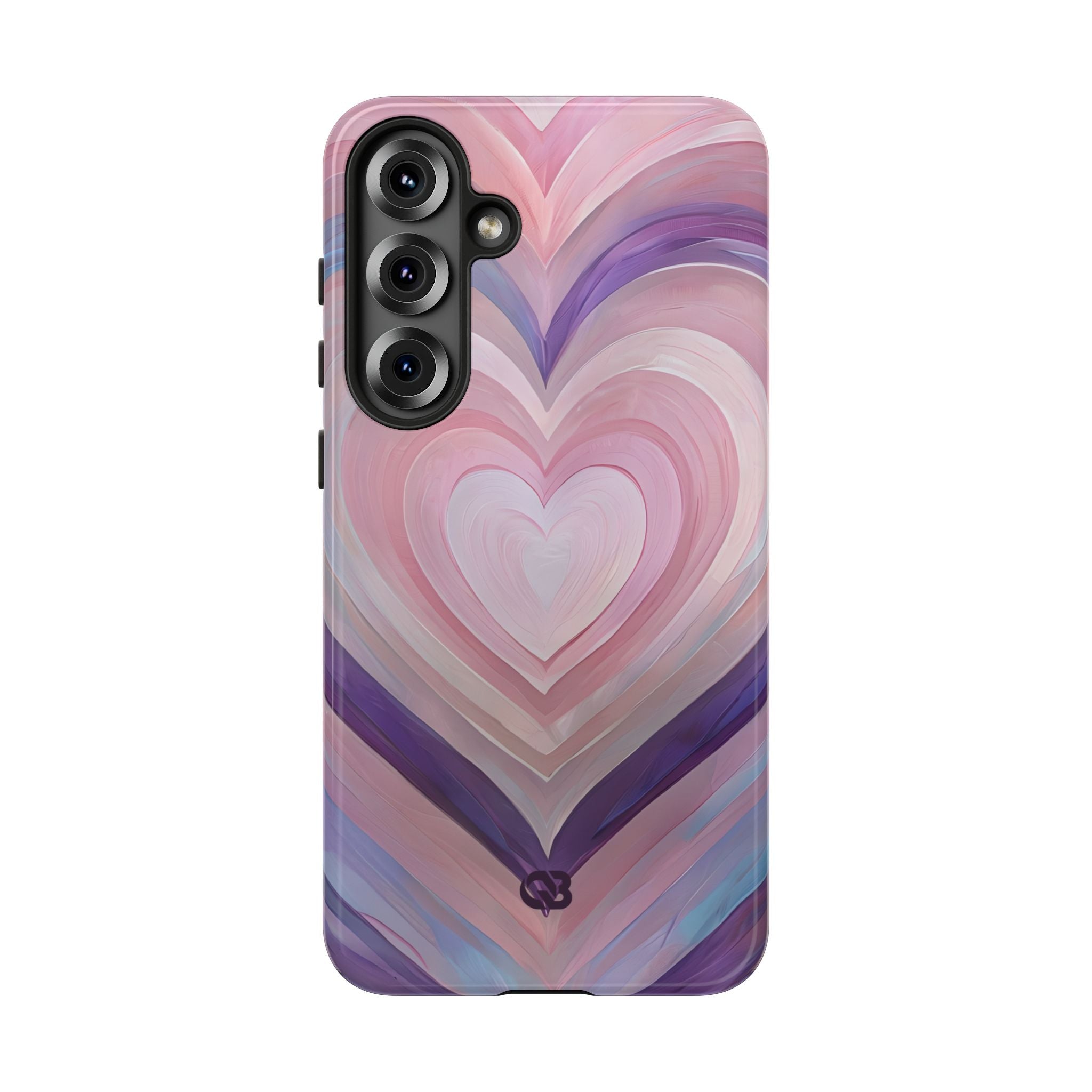 Lavender Pulse Hearts · Tough Mobilskal för Samsung