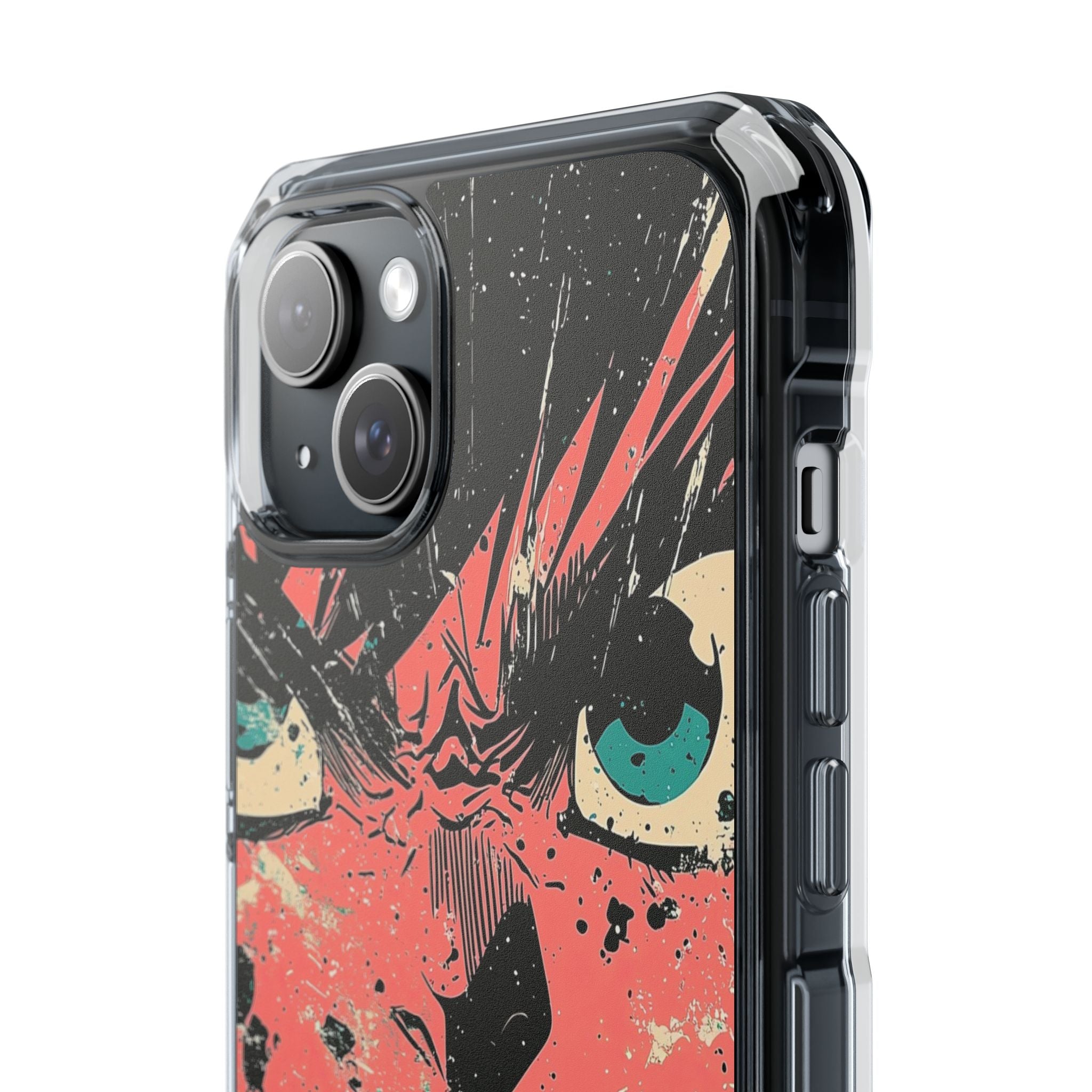 Screaming Face Pink iPhone 15 Plus Case - Impact