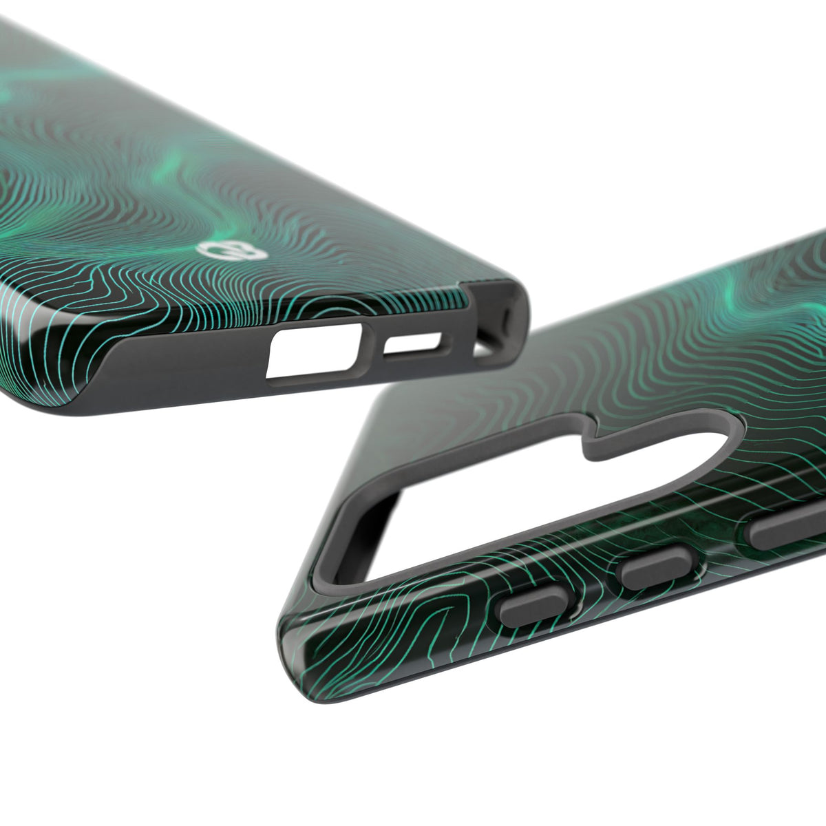 Emerald Topo Ridge · Tough Phone Case for Samsung · Green