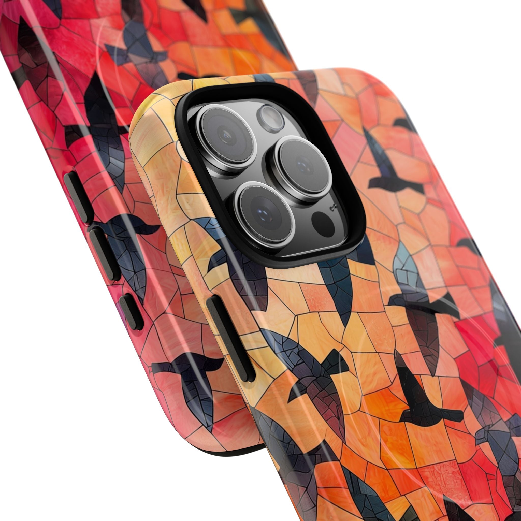 Ember Mosaic Wings · Tough+ Mobilskal för iPhone · Magsafe