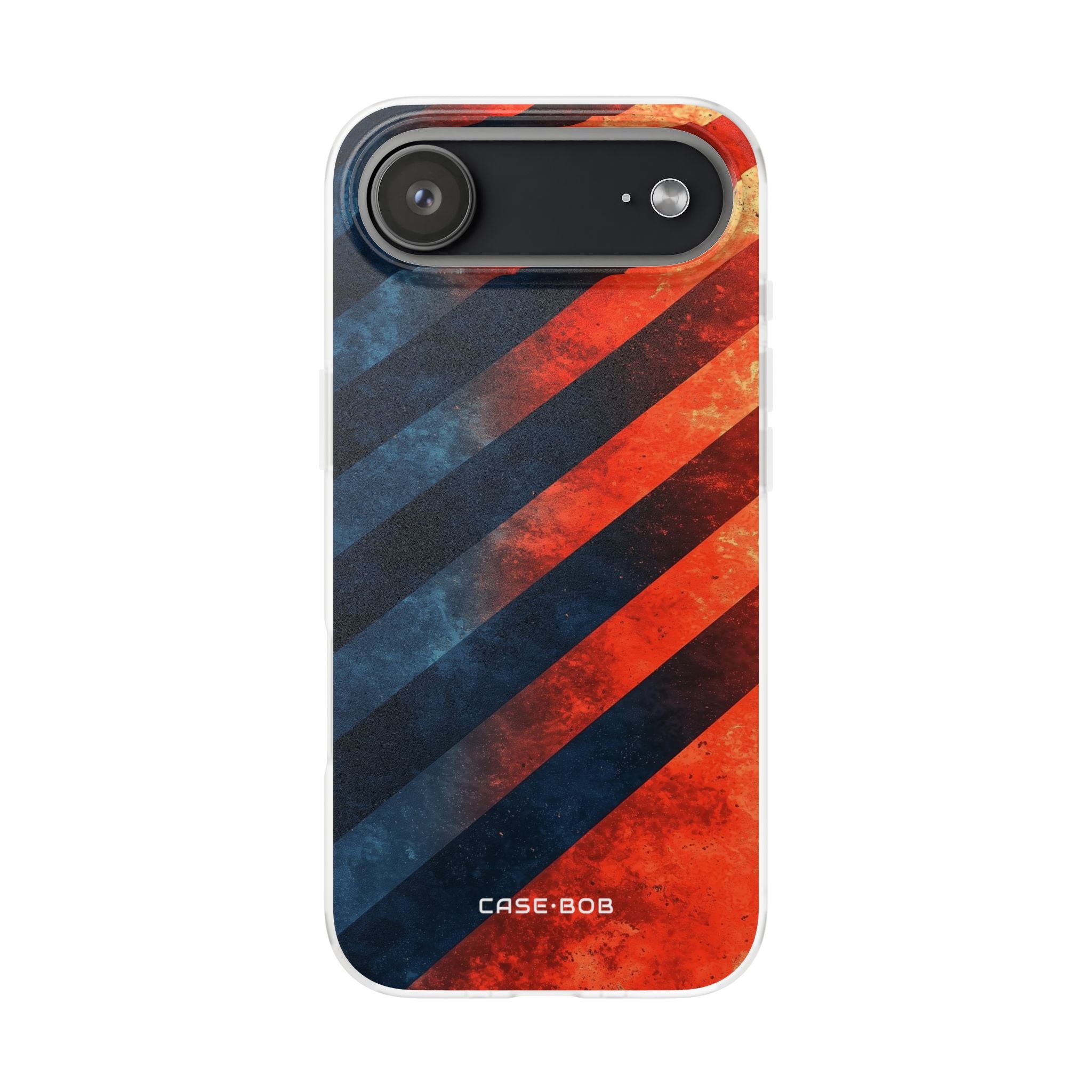 Diagonal Stripes Blaze iPhone 17 Air Case - Soft - CASE•BOB