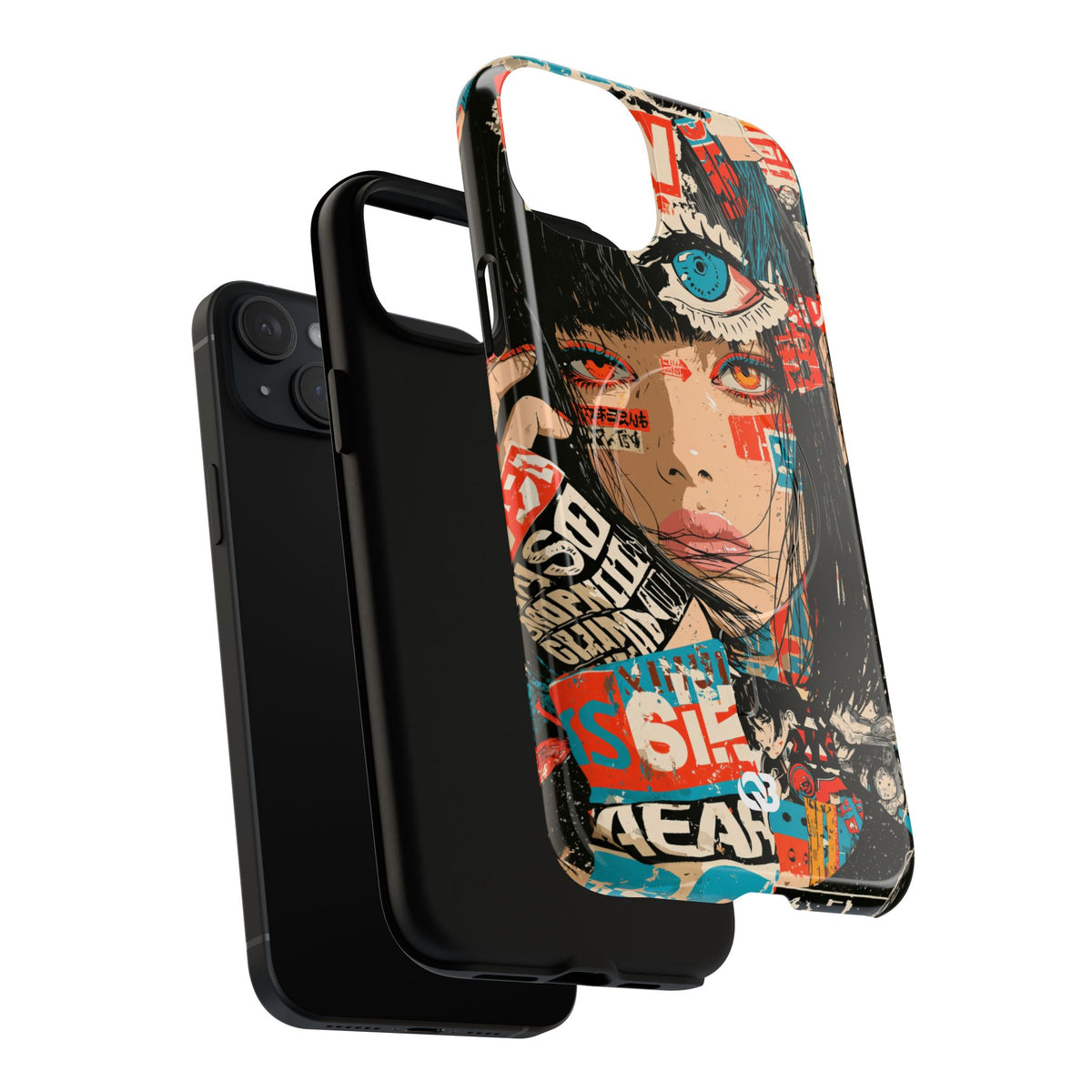 Shibuya Street Collage · Tough 2.0 Magnetic Phone Case for iPhone · Red