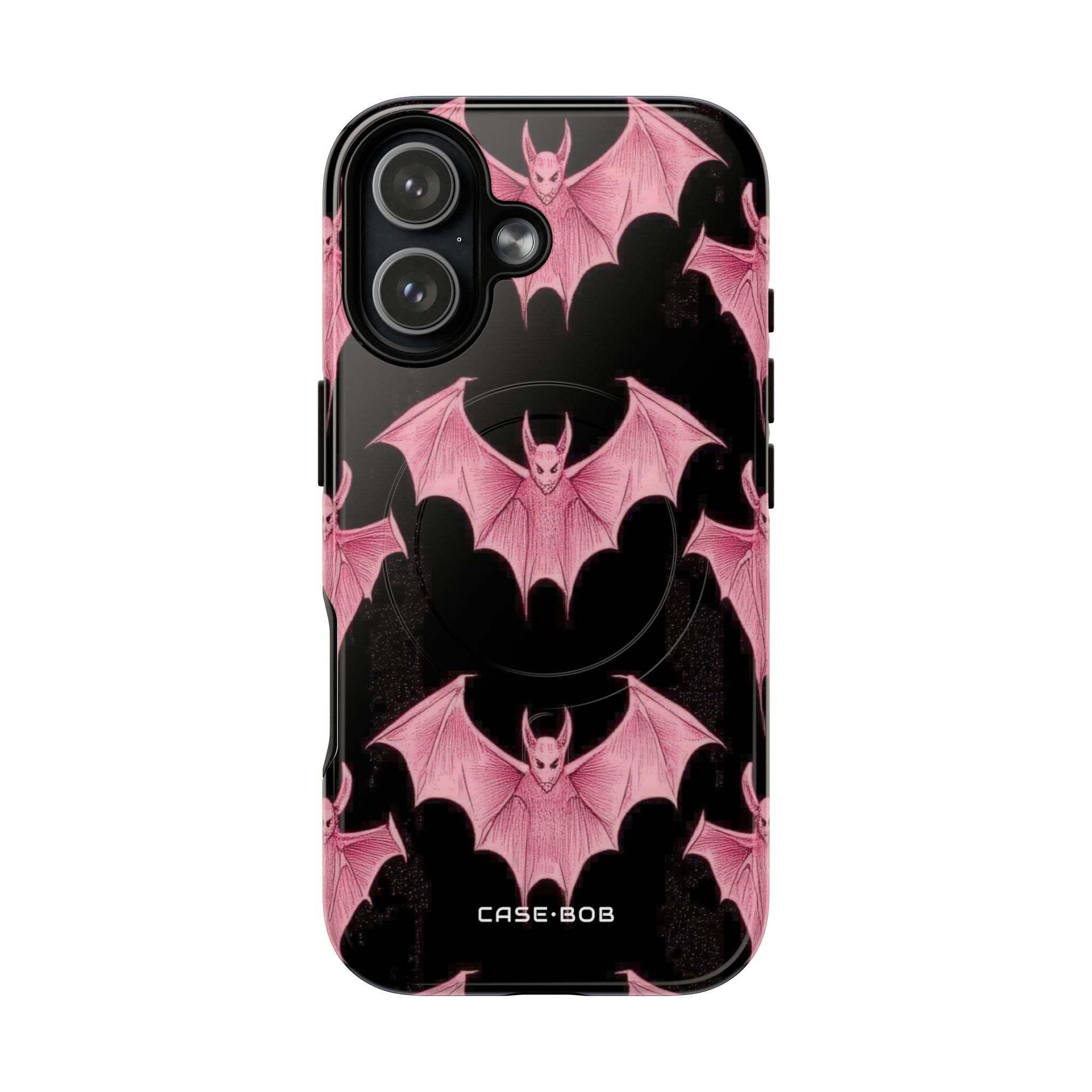 Pink Batwave iPhone 17 Case - Tough+ - CASE•BOB