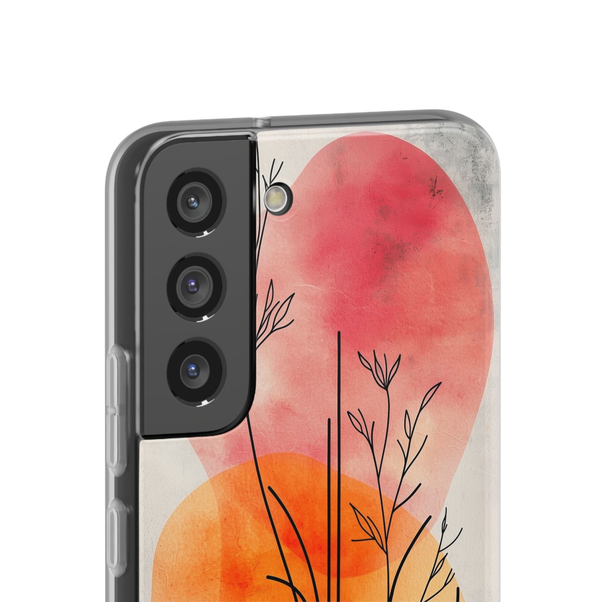 Crimson Bloom Lineage · Soft Phone Case for Samsung