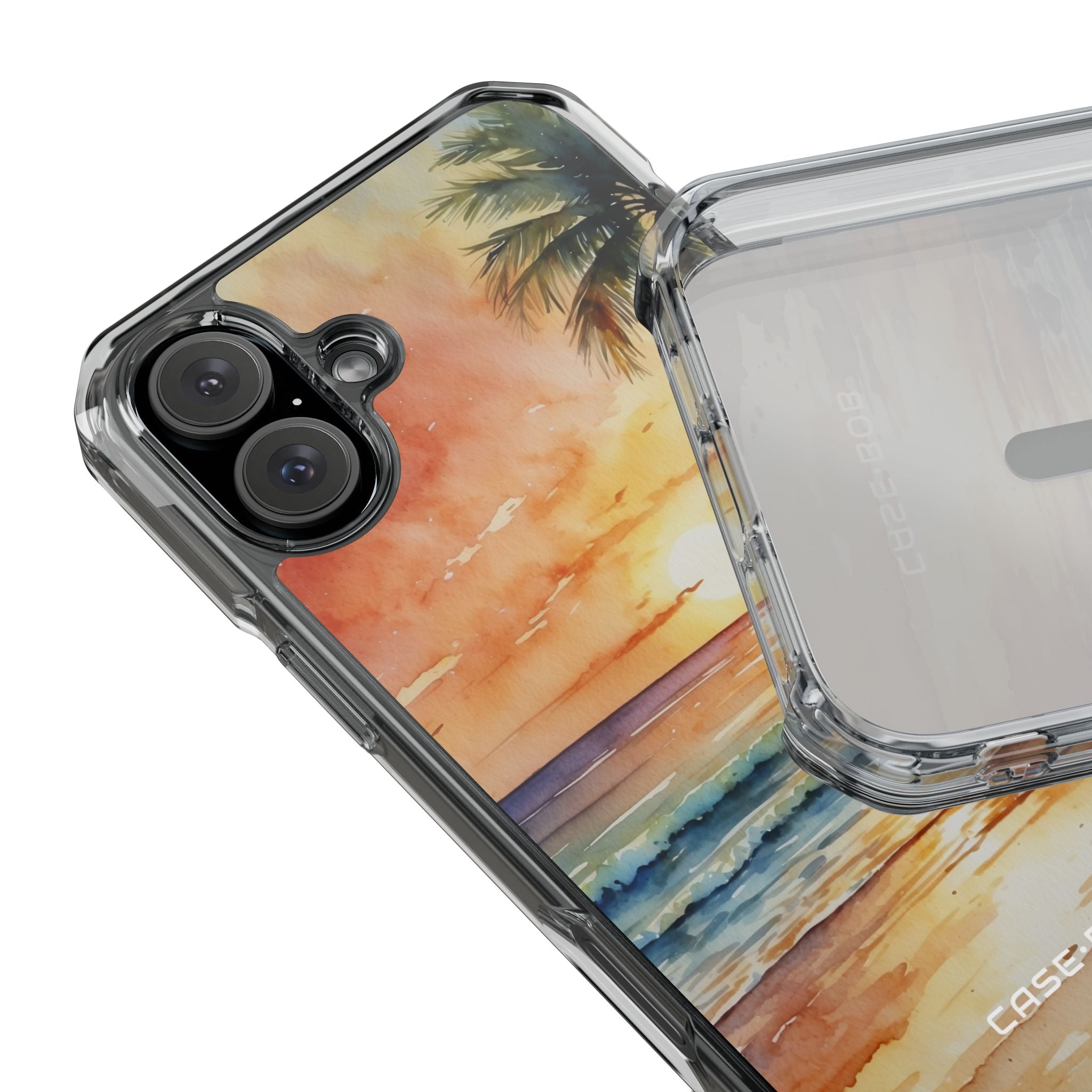 Sunset Palm iPhone 16 Plus Case - Impact
