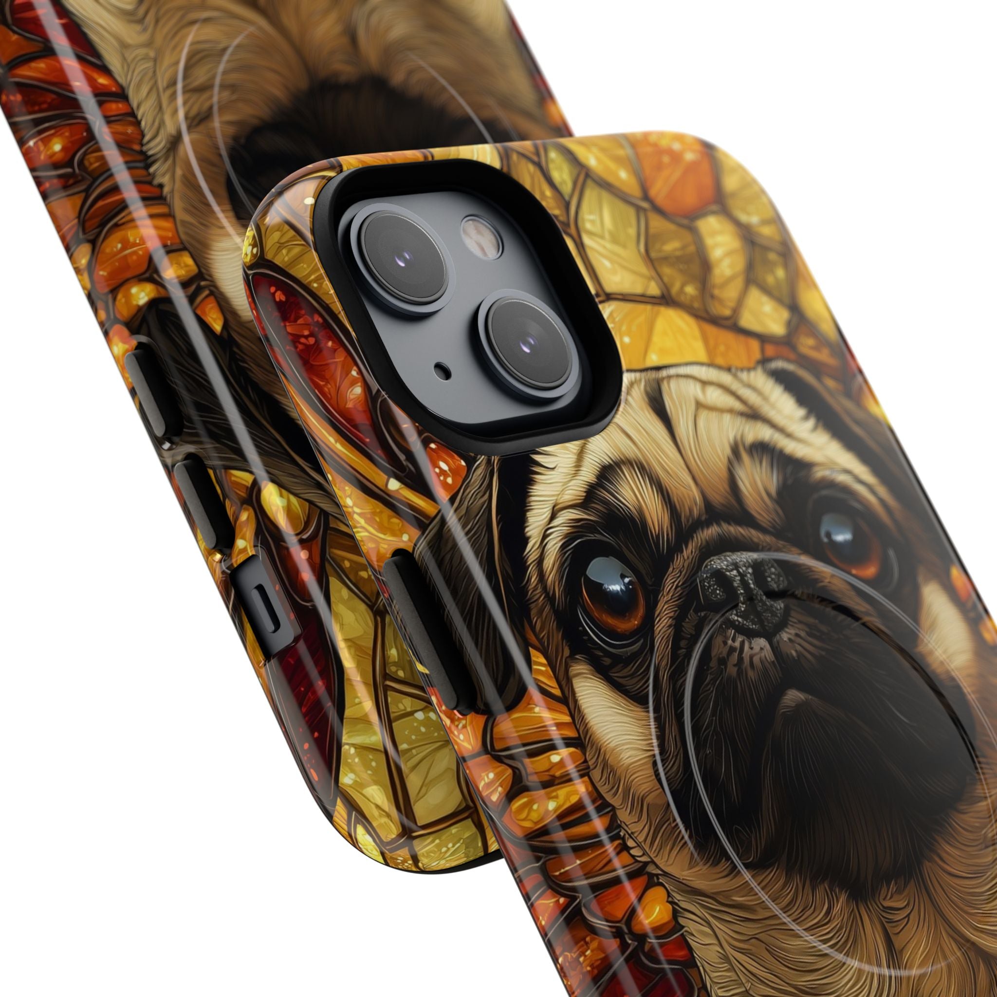 Amber Pug Divinità · Tough+ Custodia per iPhone · Magsafe