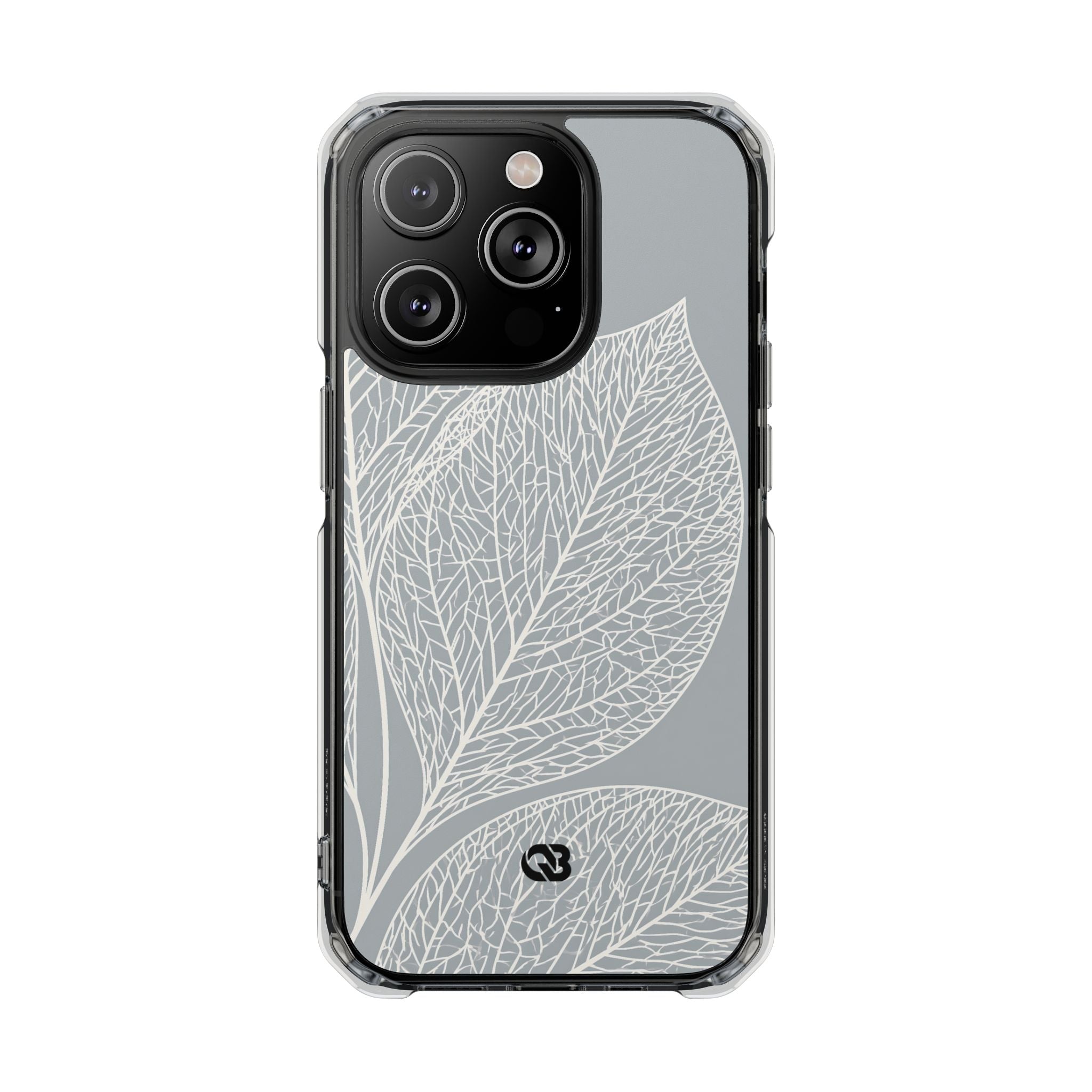 Grey Impact MagSafe Phone Case for iPhone - Frosted Ash Veins