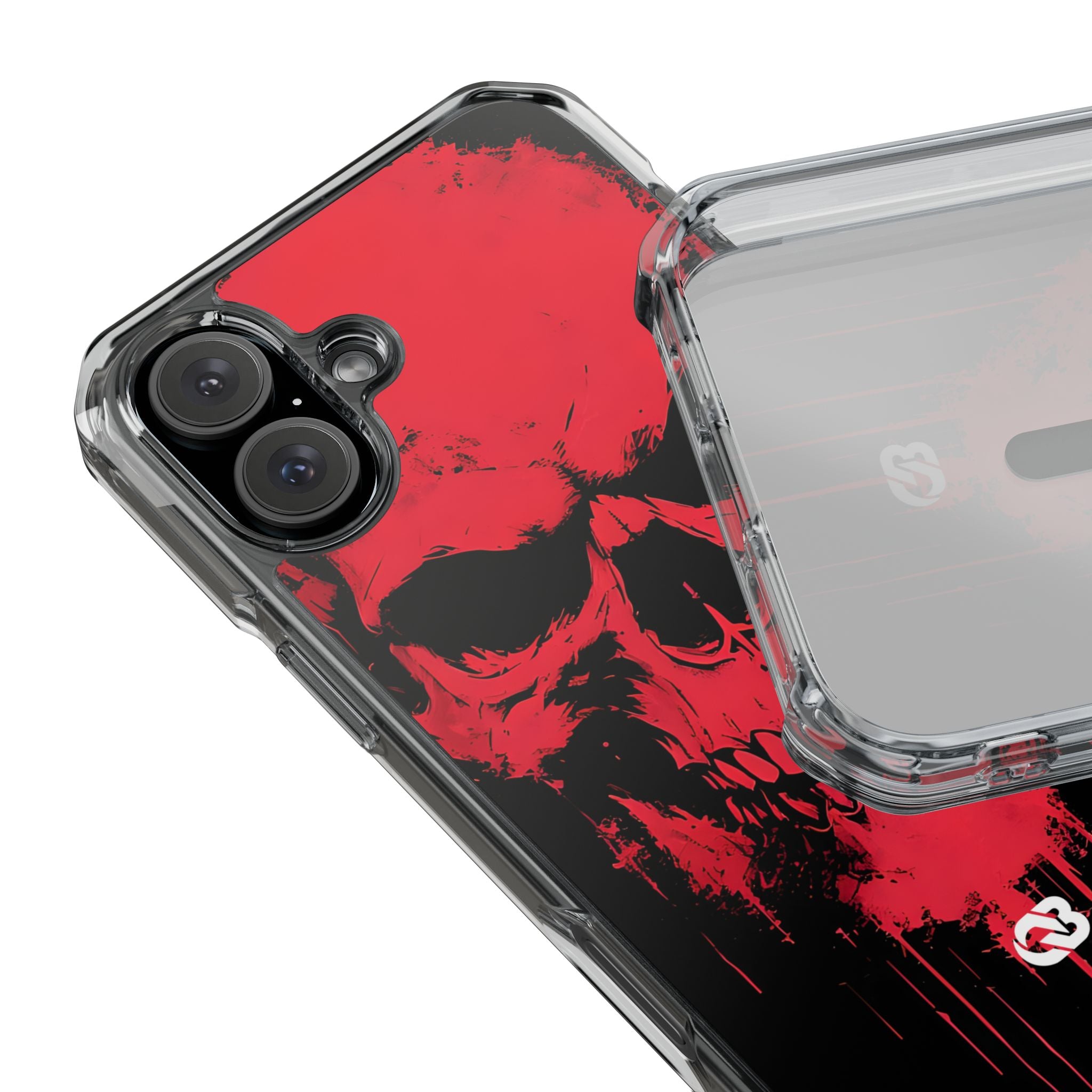 Crimson Street Skull · Impact Phone Case for iPhone · Magsafe