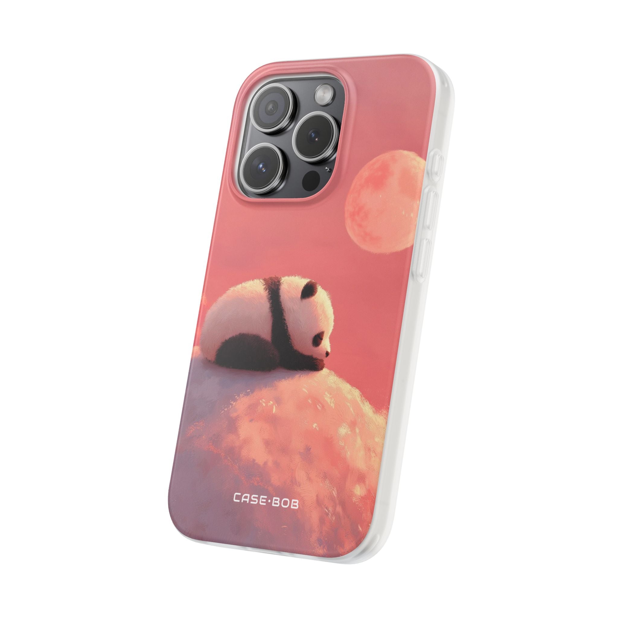 Panda Moonbeam iPhone 15 Pro Case - Soft