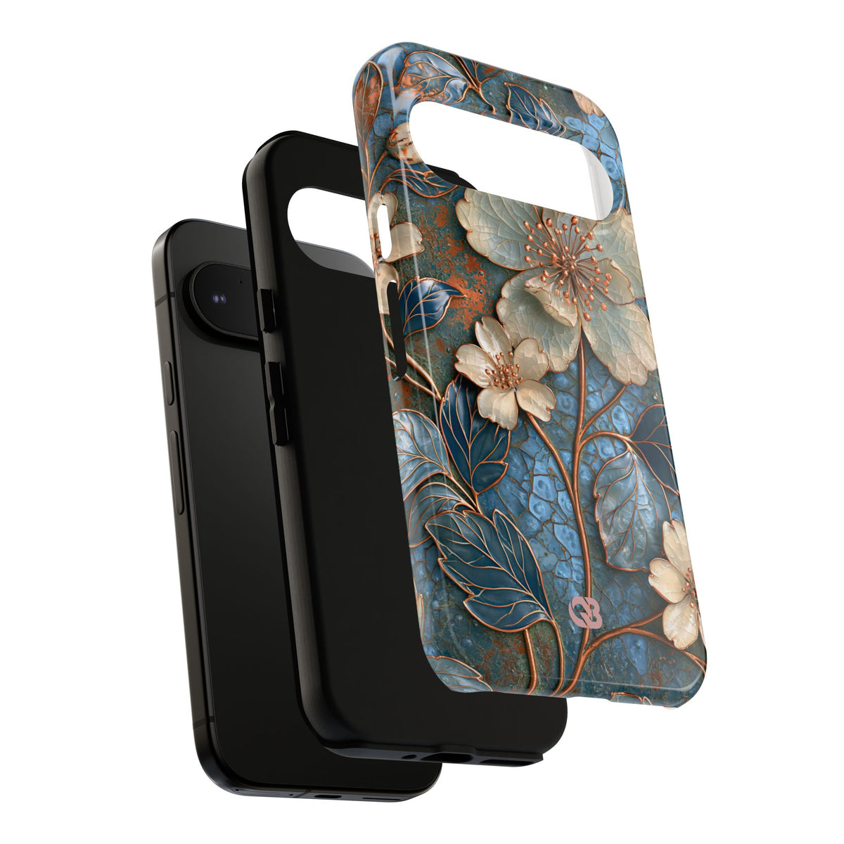 Gilded Blossom Reverie · Tough Phone Case for Pixel · Teal