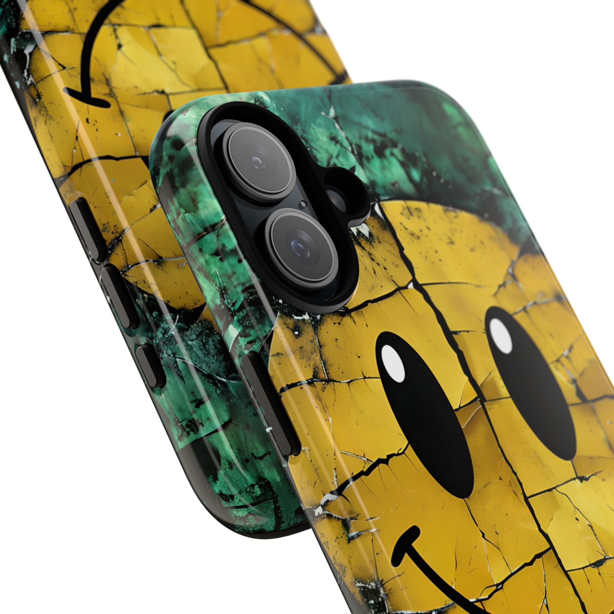 Fractured Yellow Grin · Tough Handyhülle für iPhone