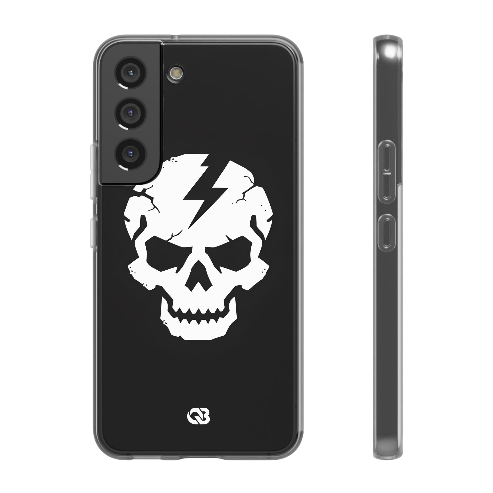 Shattered Bolt Skull · Soft Phone Case for Samsung