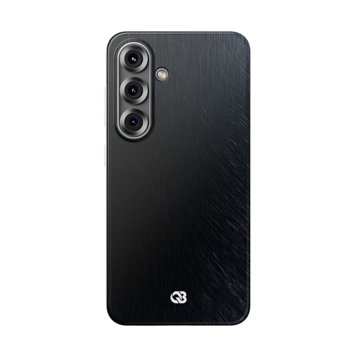 Black Lite Phone Case for Samsung - Midnight Brushed Grain