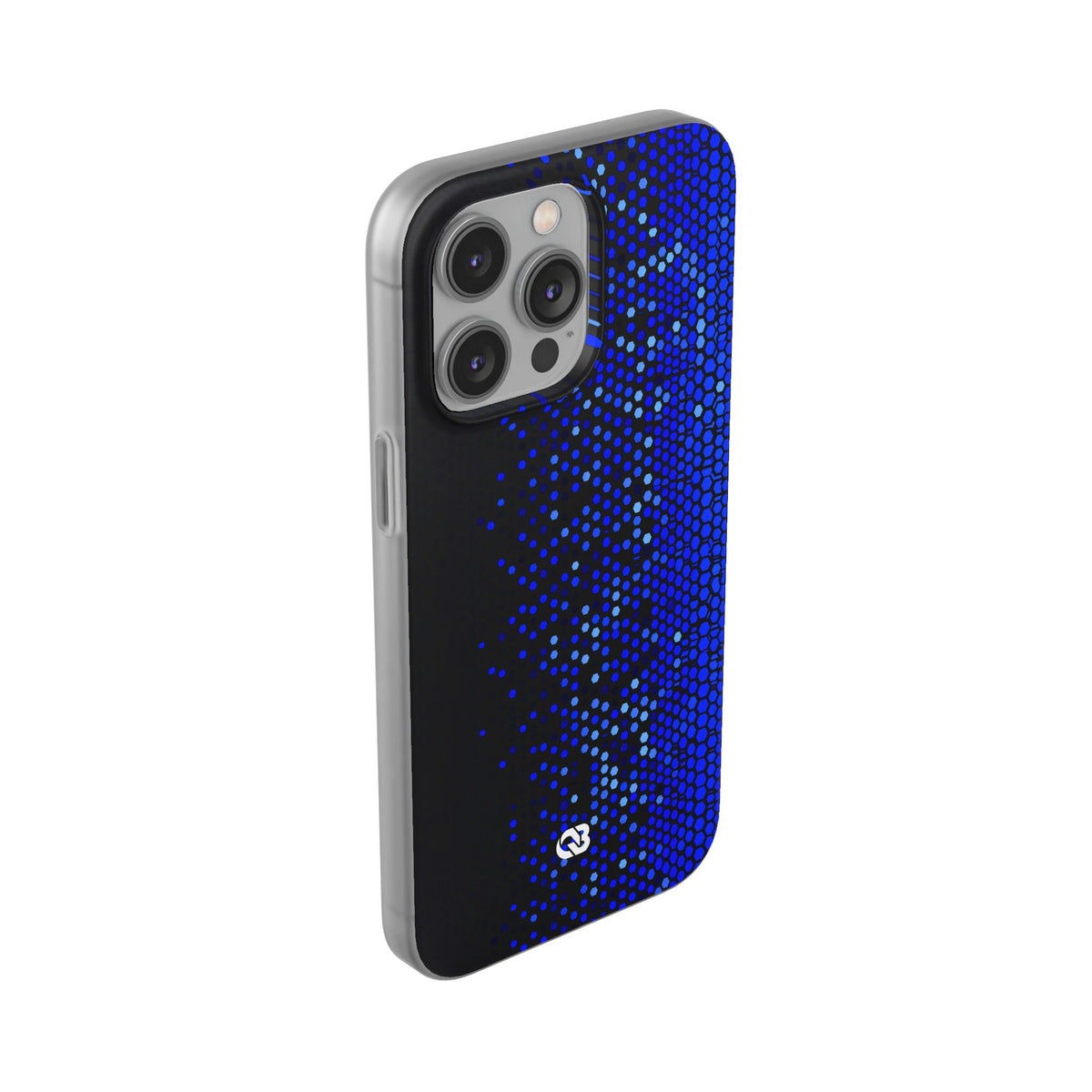 Cobalt Hex Dispersion · Lite Phone Case for iPhone · Blue