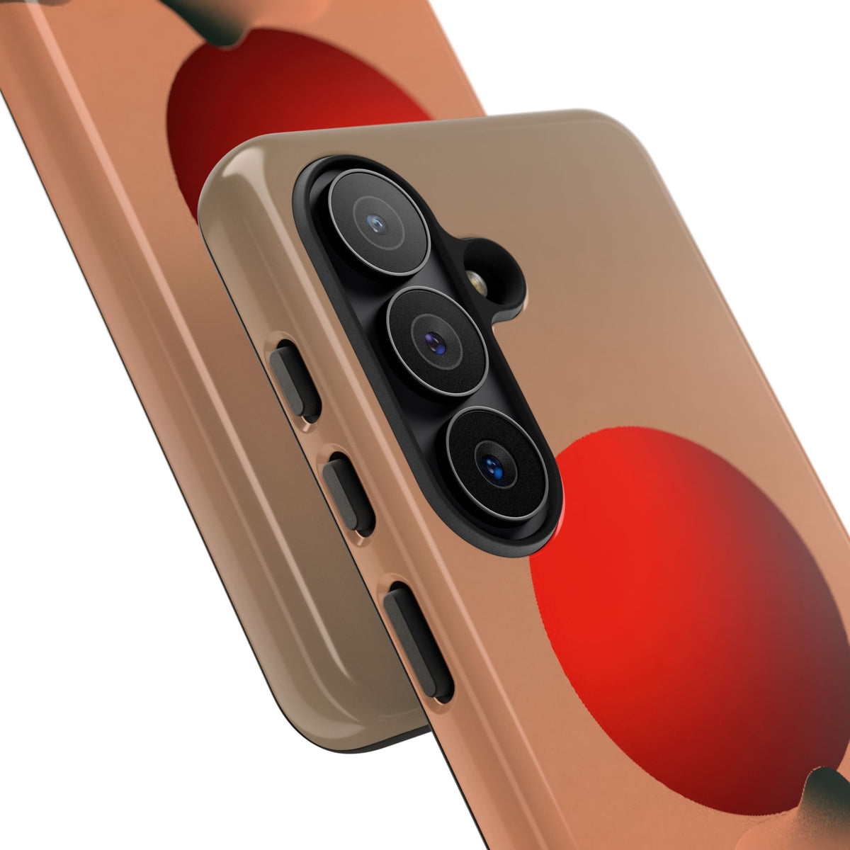 Crimson Sol Ridge · Tough Phone Case for Samsung · Red