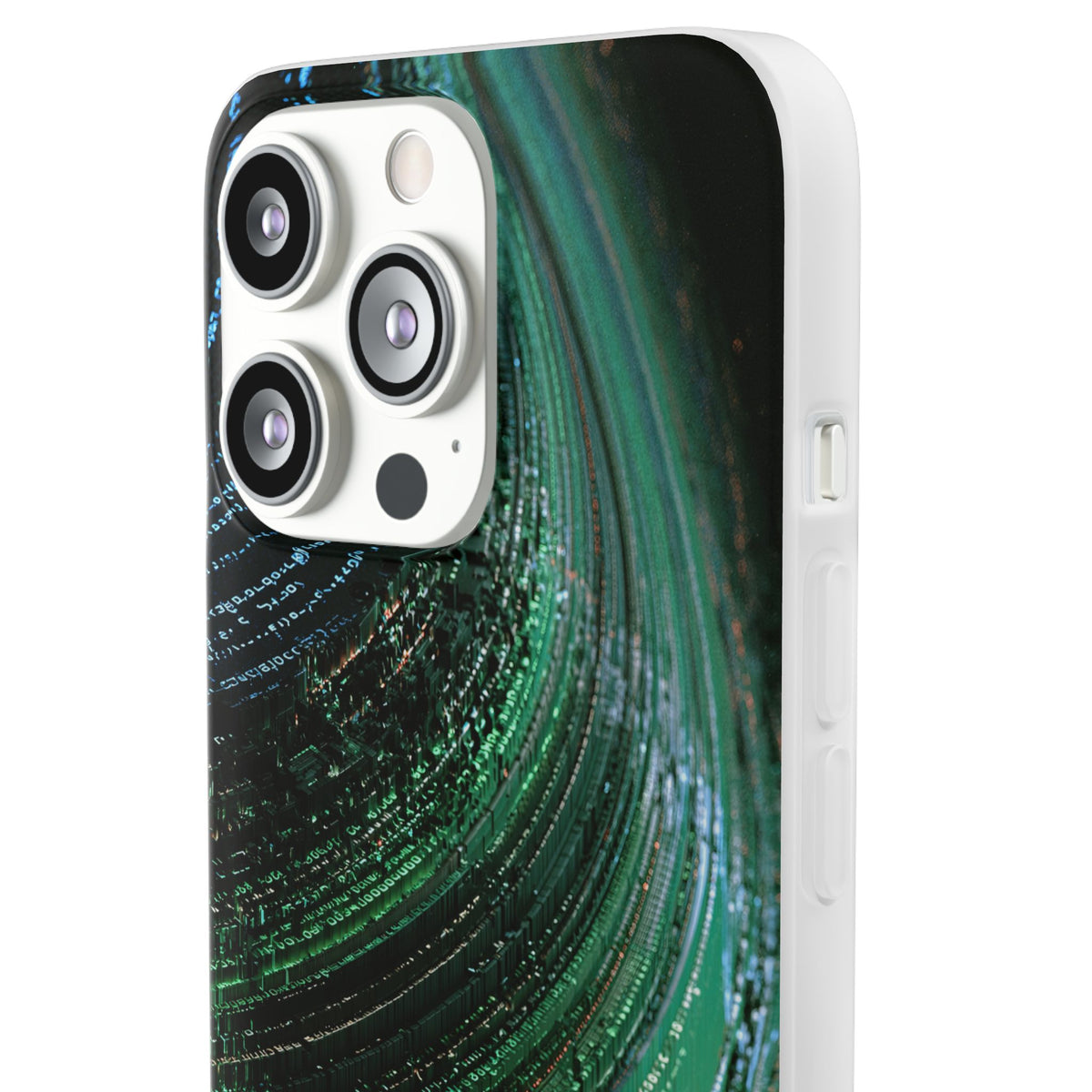 Orbital Data Stream · Lite Phone Case for iPhone · Green