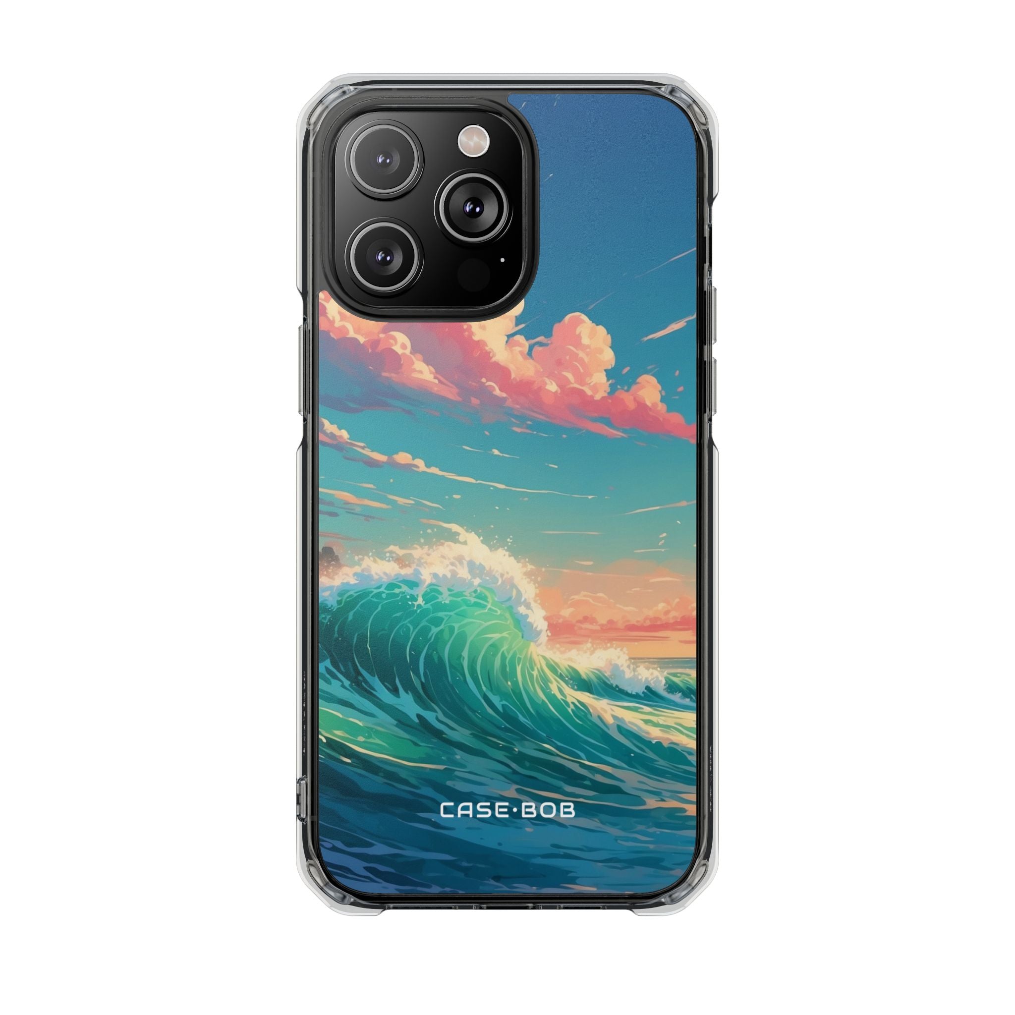 Turquoise Curl iPhone 14 Pro Max Case - Impact