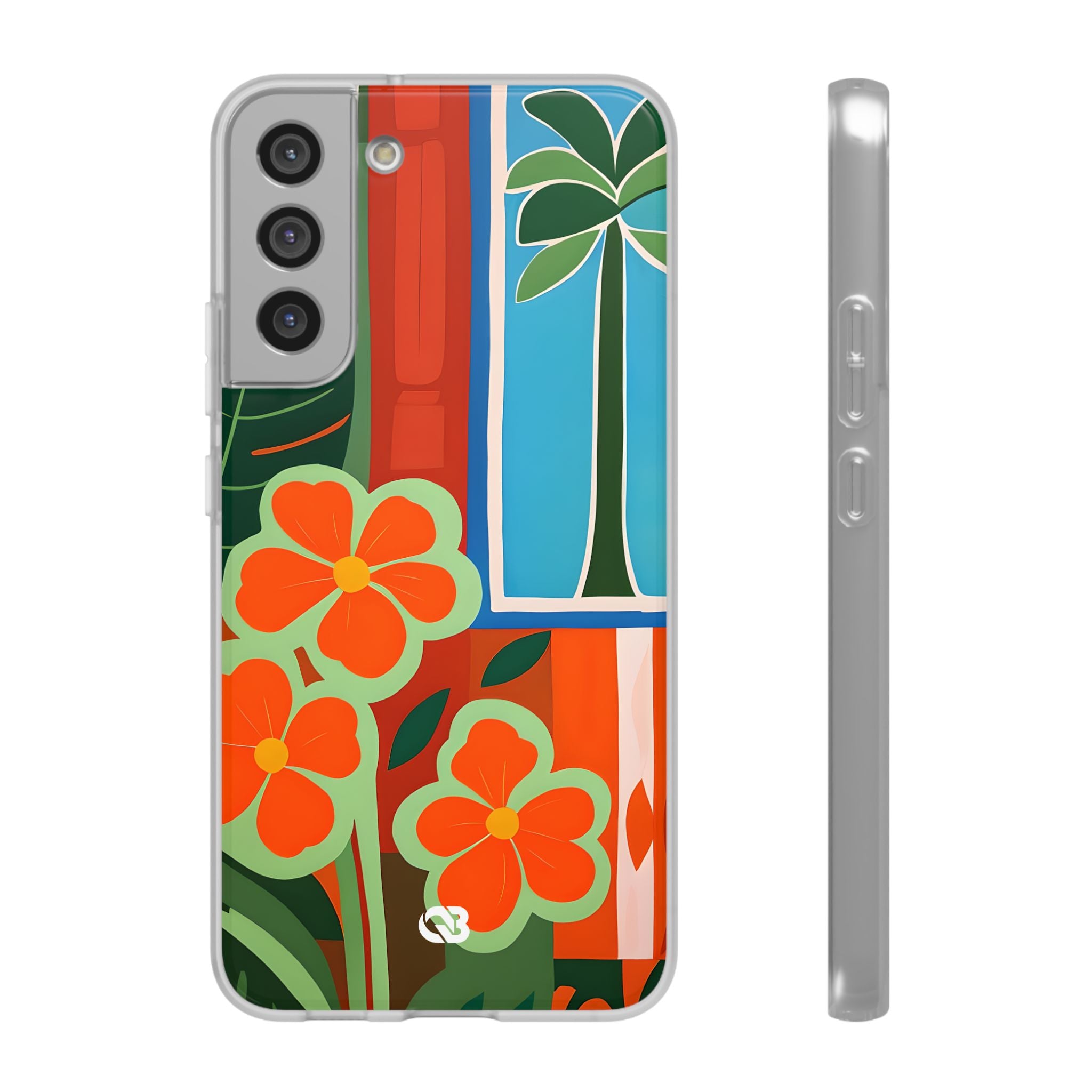 Vivid Jungle Collage · Soft Phone Case for Samsung