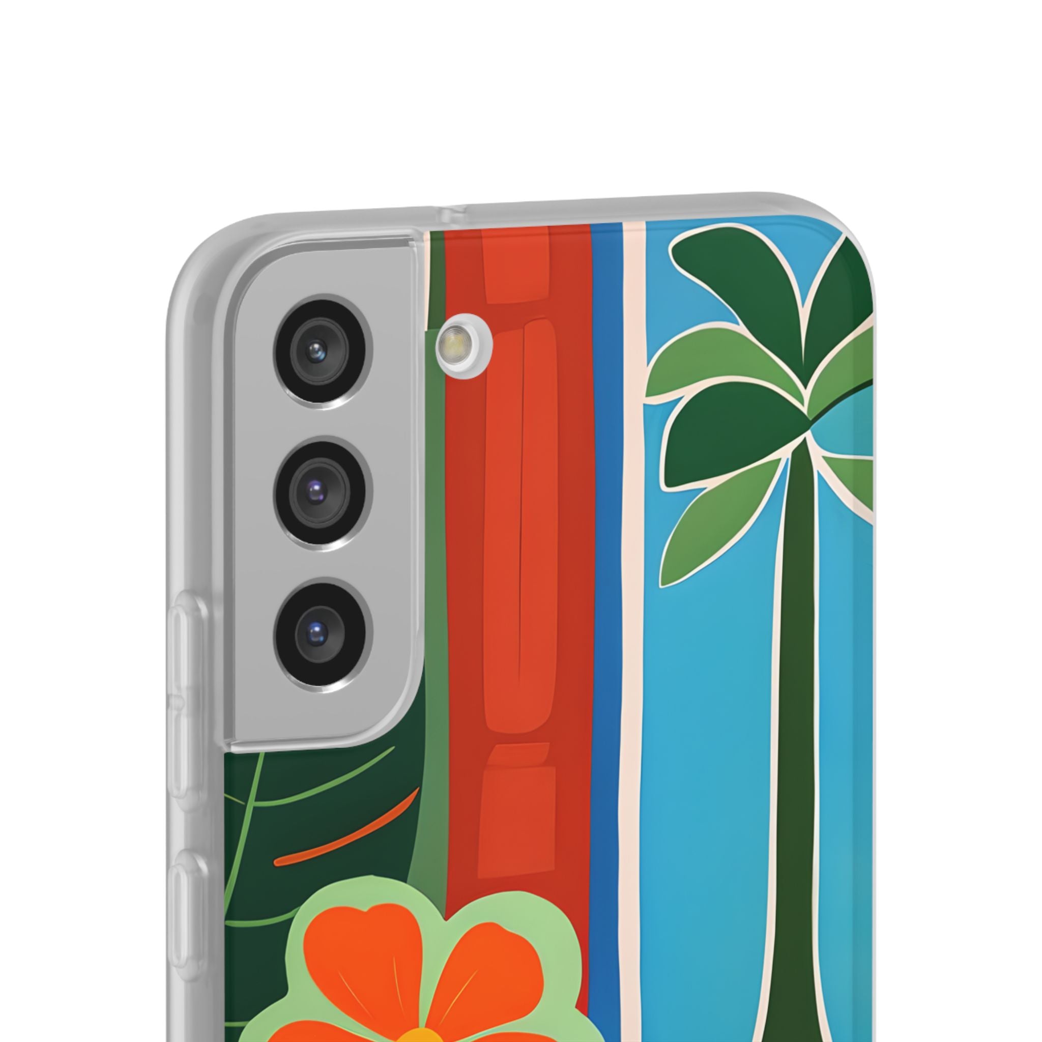Vivid Jungle Collage · Soft Phone Case for Samsung