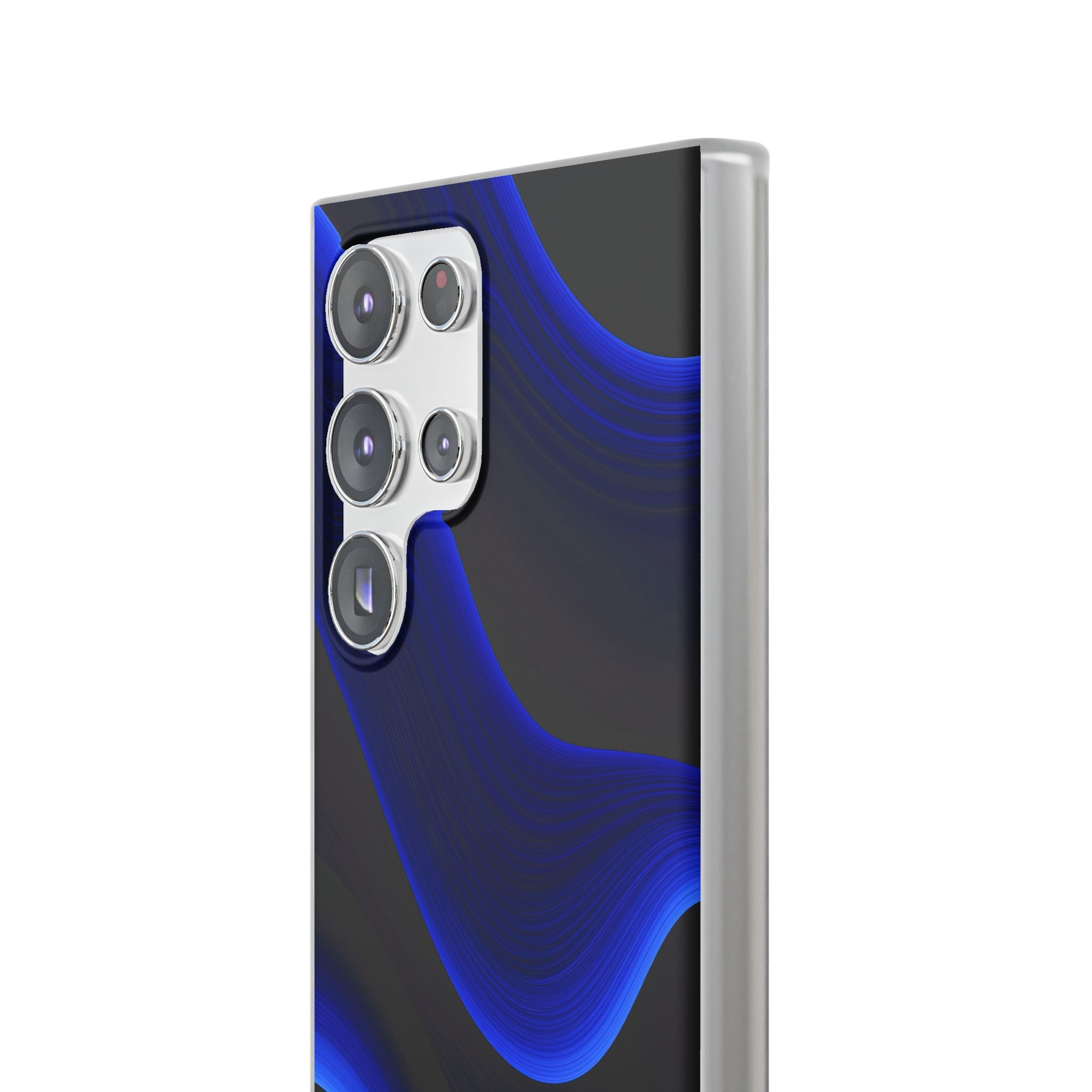 Blue Lite Phone Case for Samsung - Electric Cobalt Flow