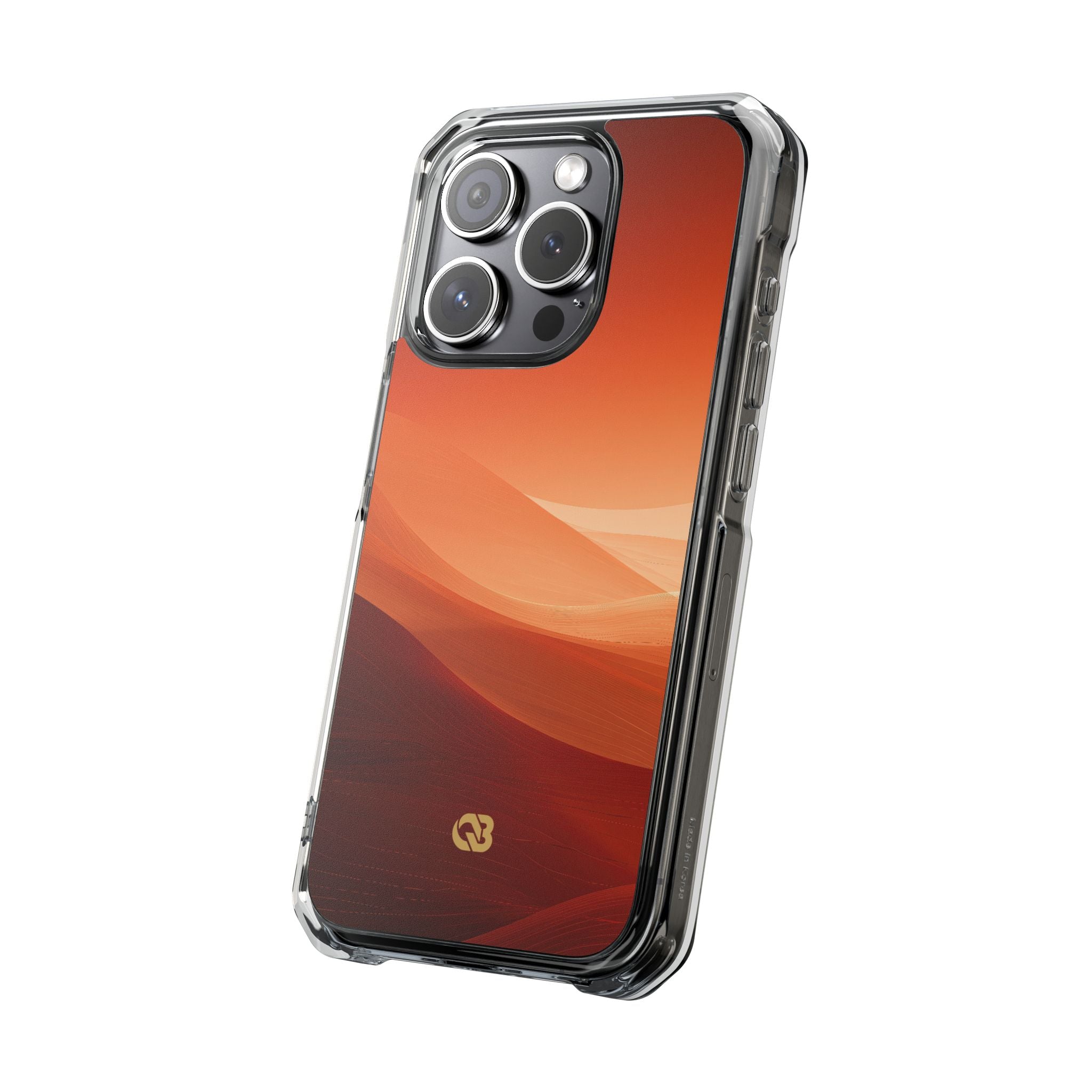 Orange Impact MagSafe Phone Case for iPhone - Crimson Dune Gradient