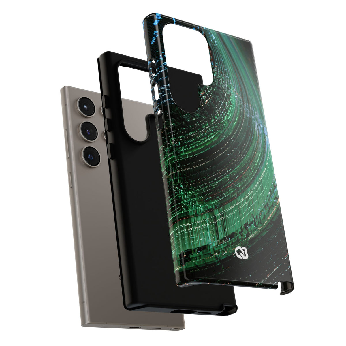 Orbital Data Stream · Tough Phone Case for Samsung · Green