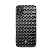 Silver Lite Phone Case for iPhone - Brutalist Steel Mesh