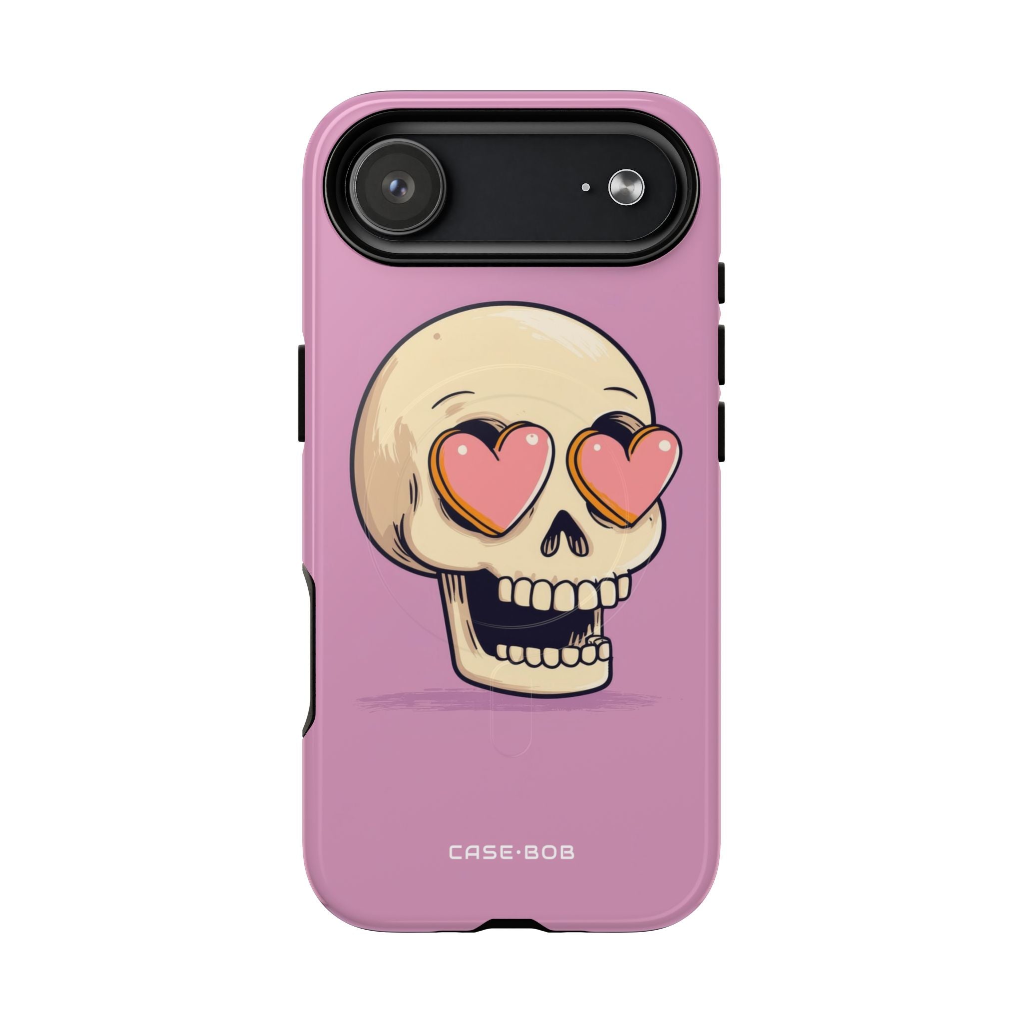 Heart Eyed Skull iPhone 17 Air Case - Tough+ - CASE•BOB