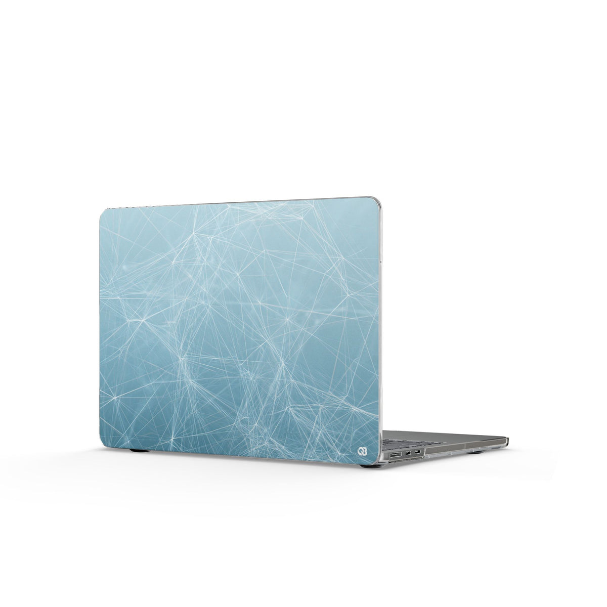 Linear Lattice · Clear Hard Case for MacBook · Blue