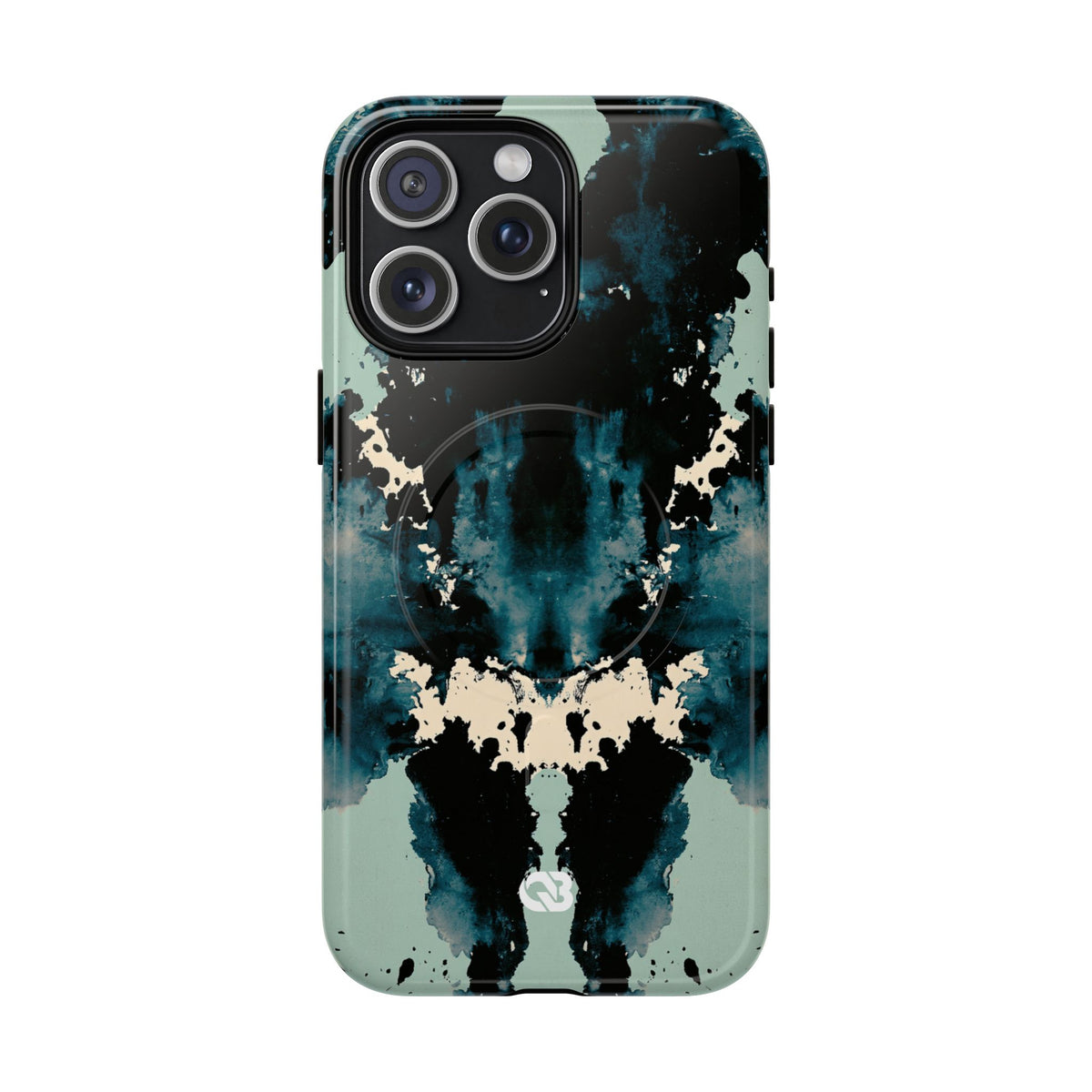 Rorschach Ink Void · Tough 2.0 Magnetic Phone Case for iPhone · Black