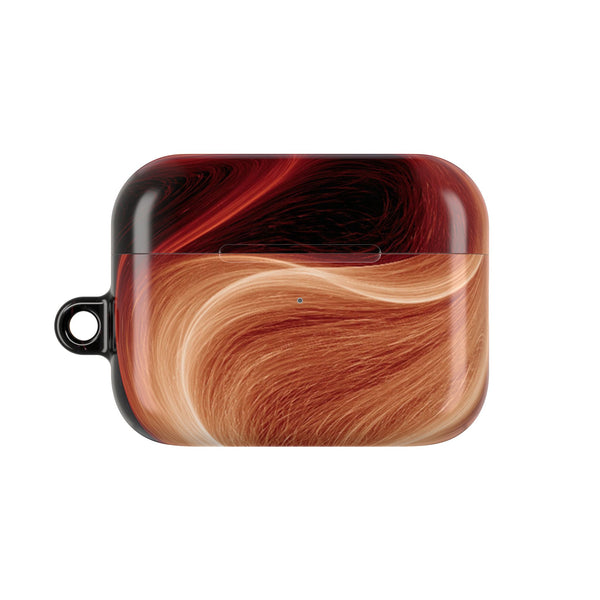 Solar Ember Flow · Hard Case for AirPods & AirPods Pro · Orange