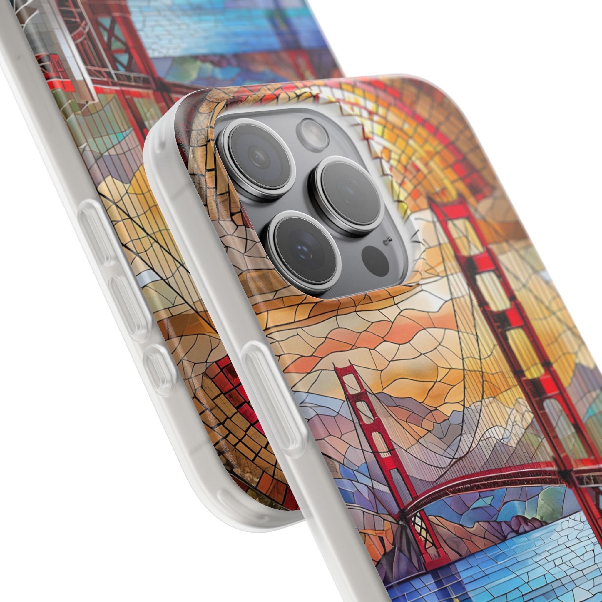 Crimson Arch Coast · Soft Custodia per iPhone