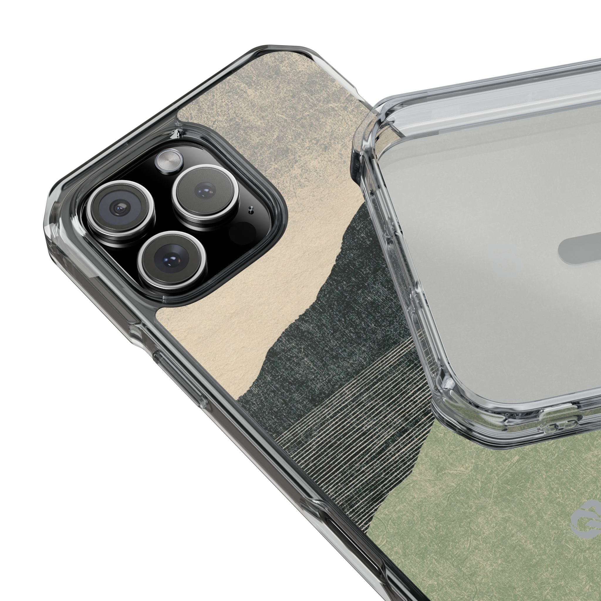 Green Impact MagSafe Phone Case for iPhone - Moss Ridge Grain