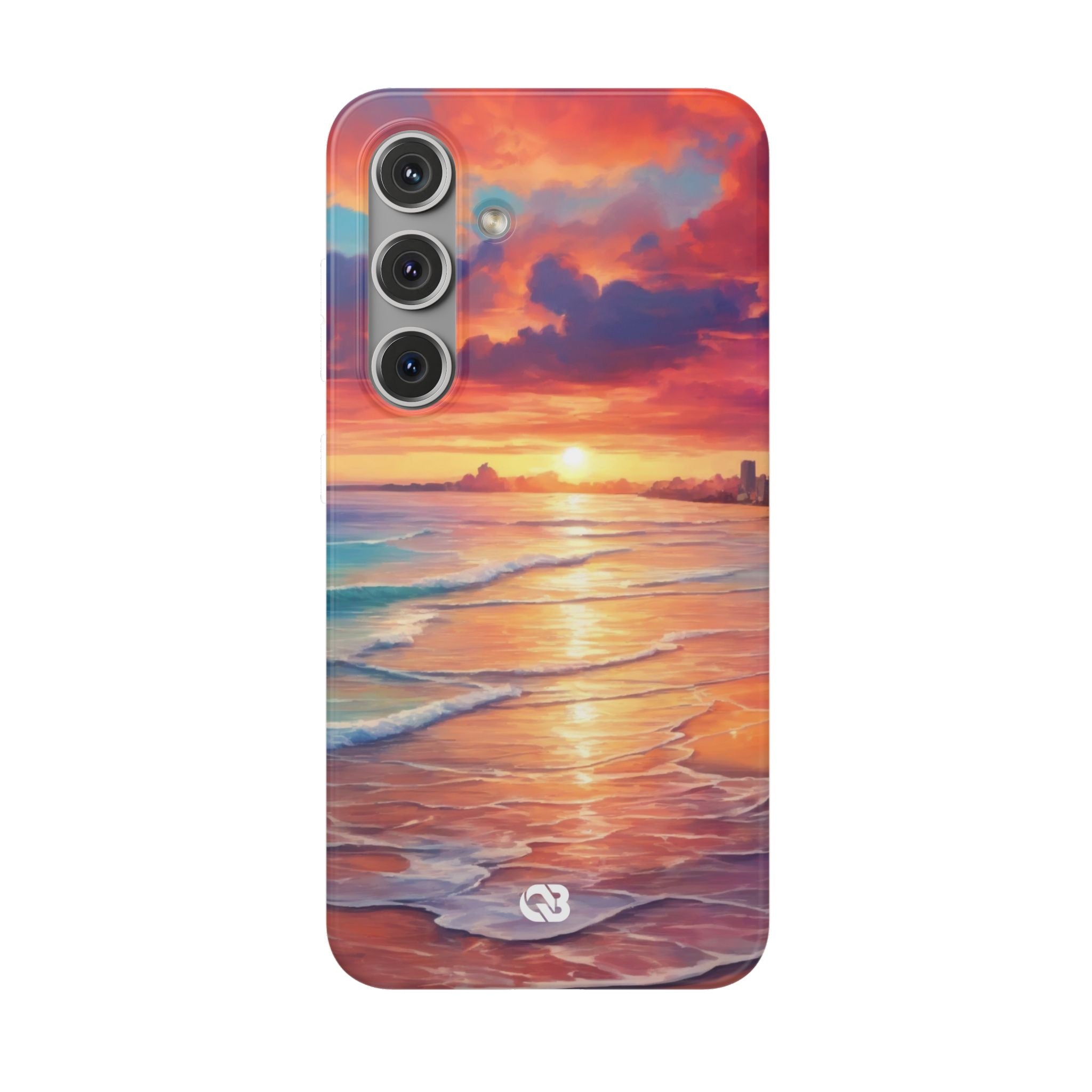 Crimson Shore Horizon · Soft Handyhülle für Samsung