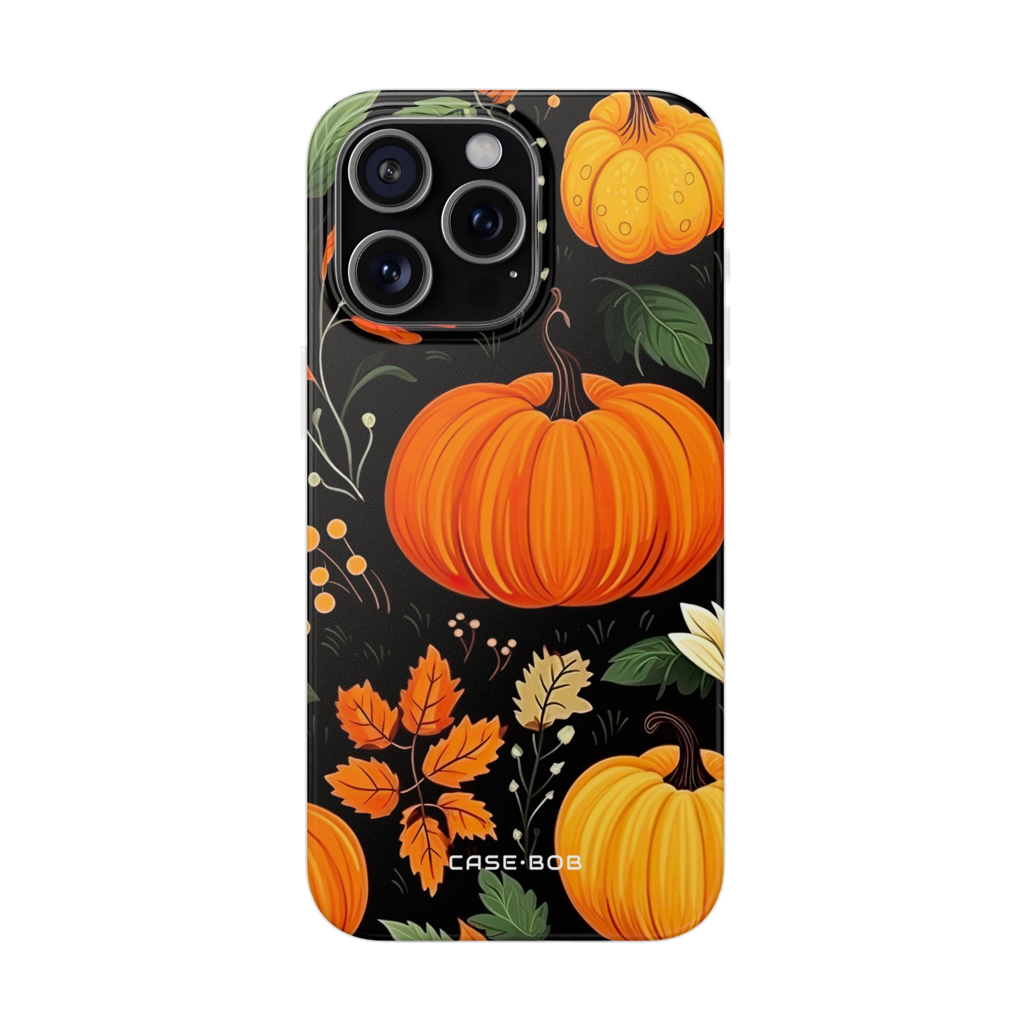 Pumpkin Glow iPhone 15 Pro Max Case - Soft