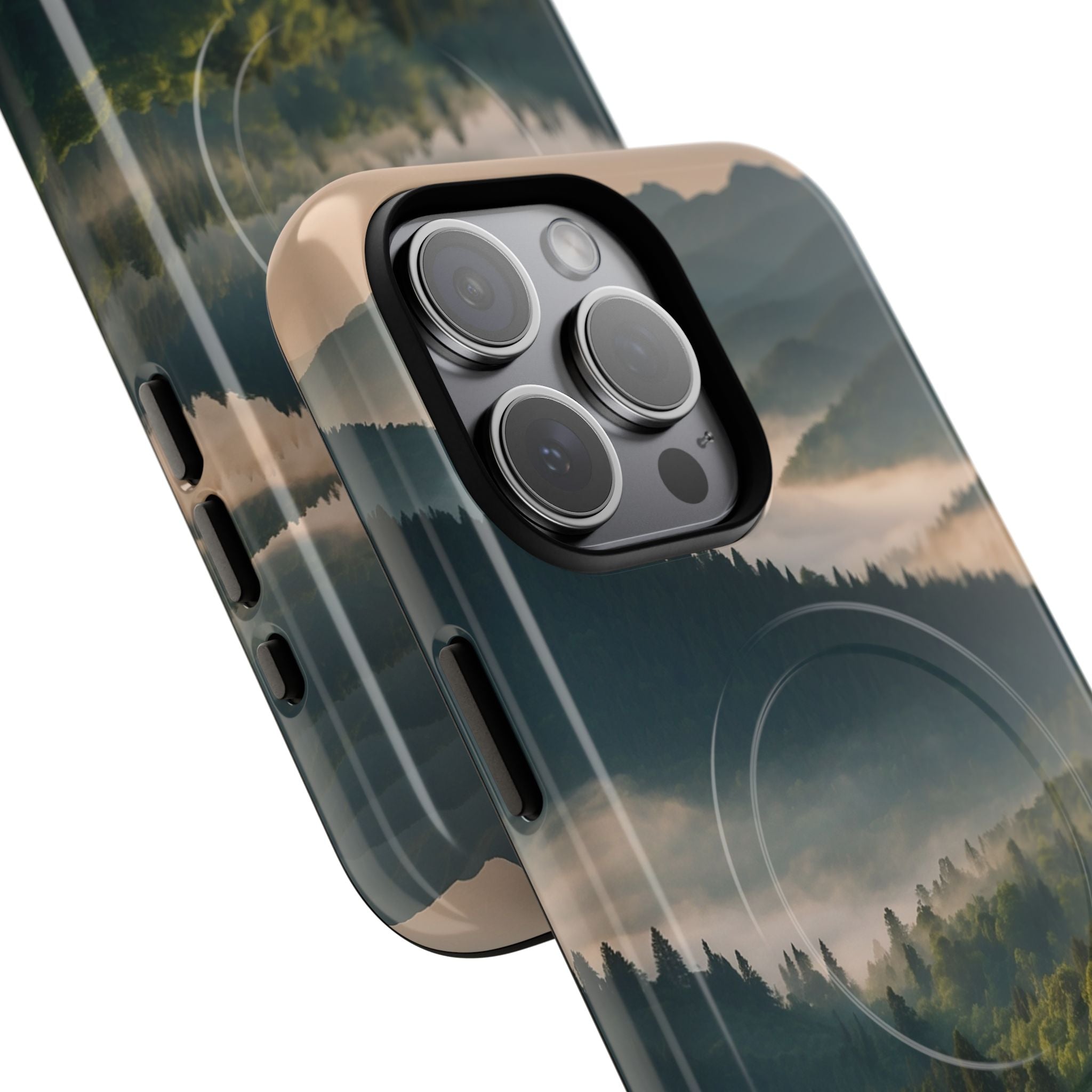 Foggy Mountain Ridge · Tough+ Hoesje voor iPhone · Magsafe