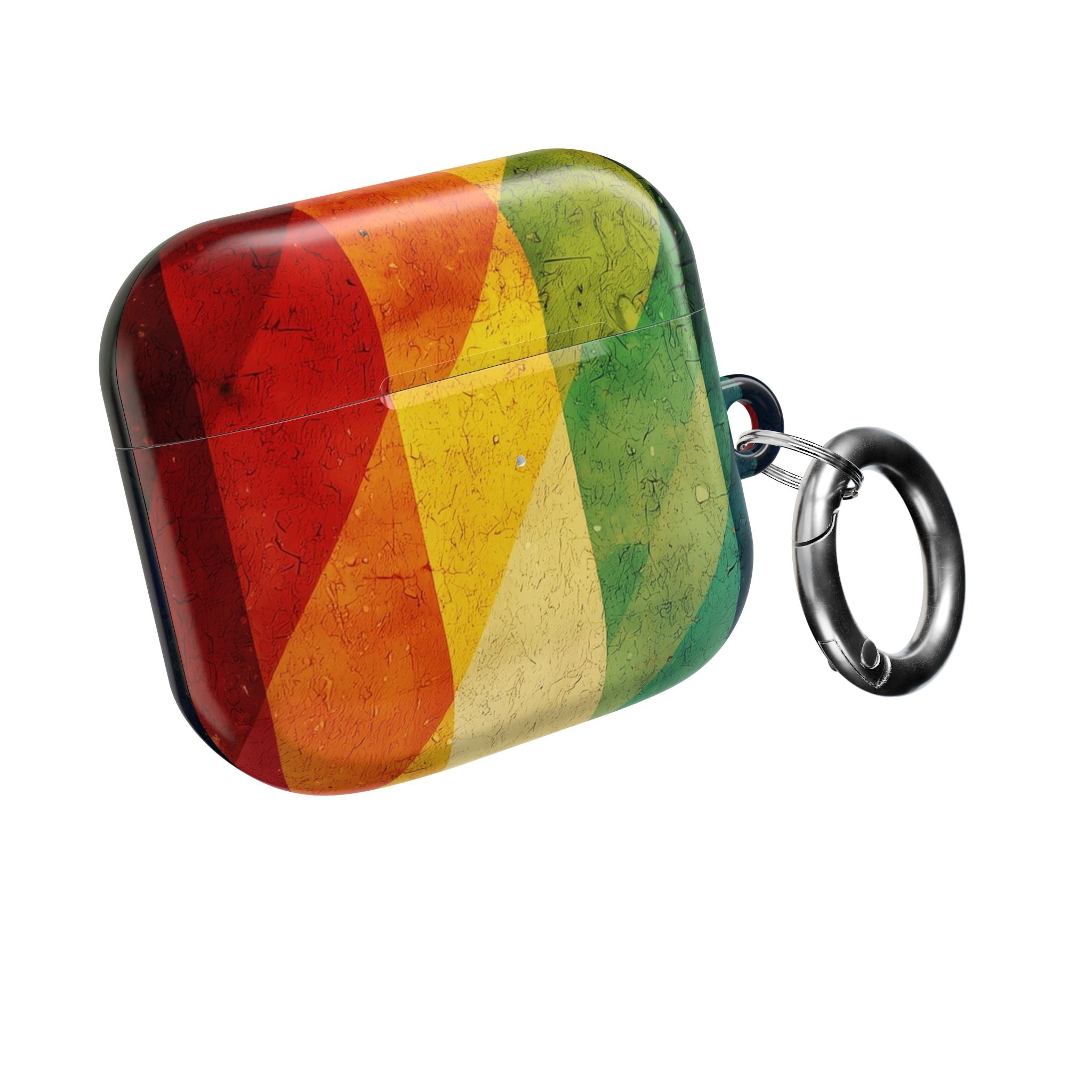 Crimson Stripes - AirPods Case