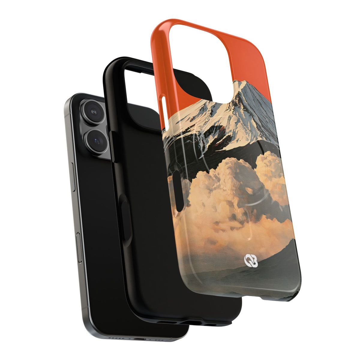 Sacred Peak Fuji · Tough 2.0 Magnetic Phone Case for iPhone · Orange