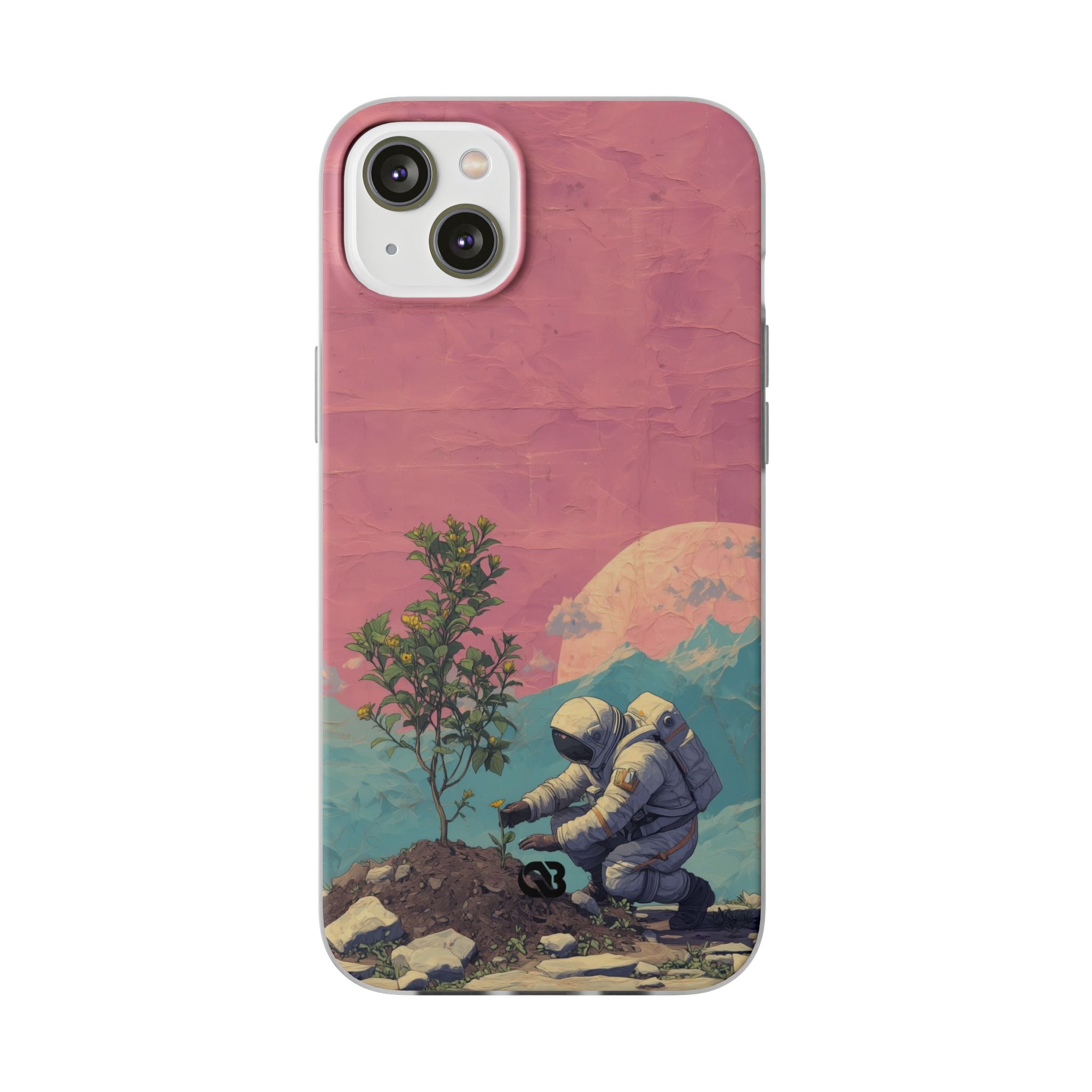 Lunar Pastel Bloom · Soft Phone Case for iPhone