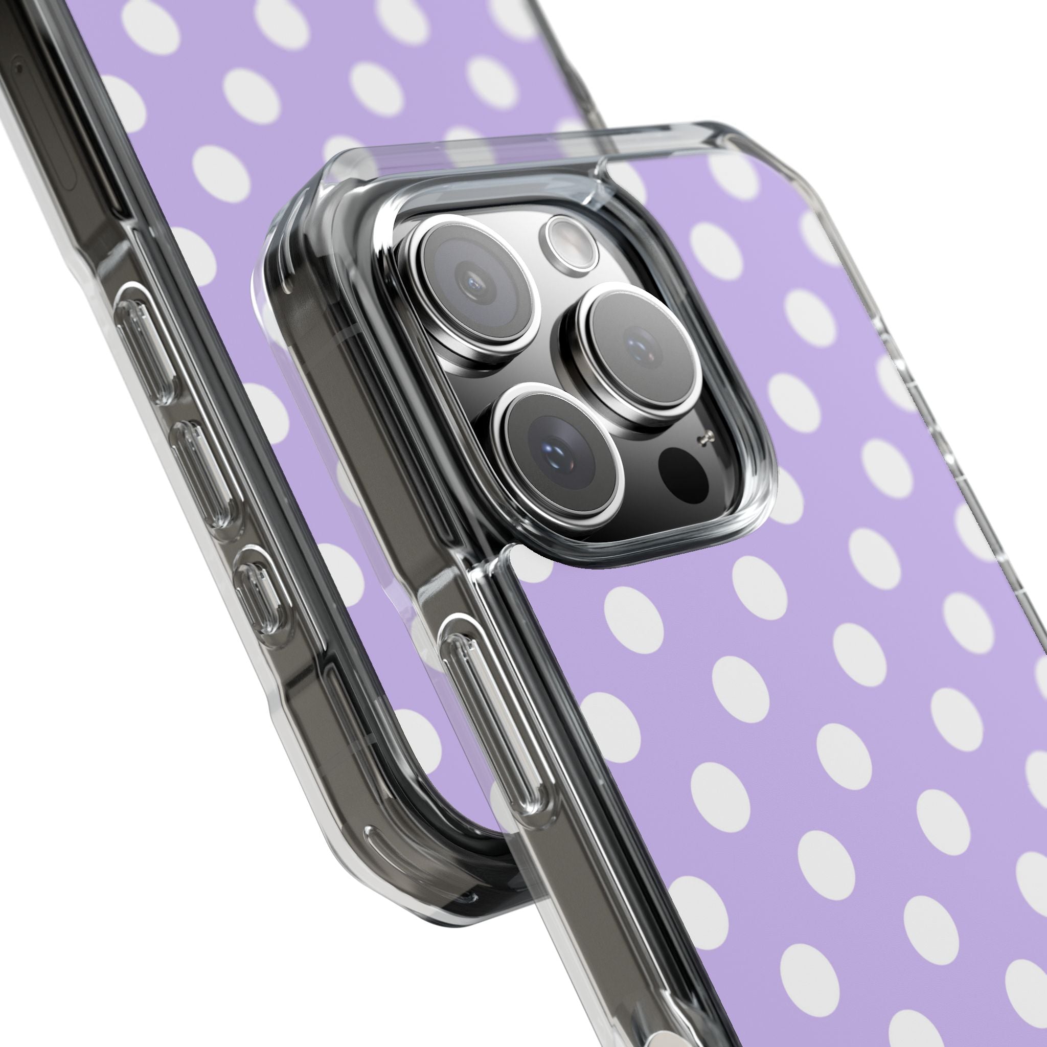 Lavender Polka Grid · Impact Telefoncover til iPhone · Magsafe